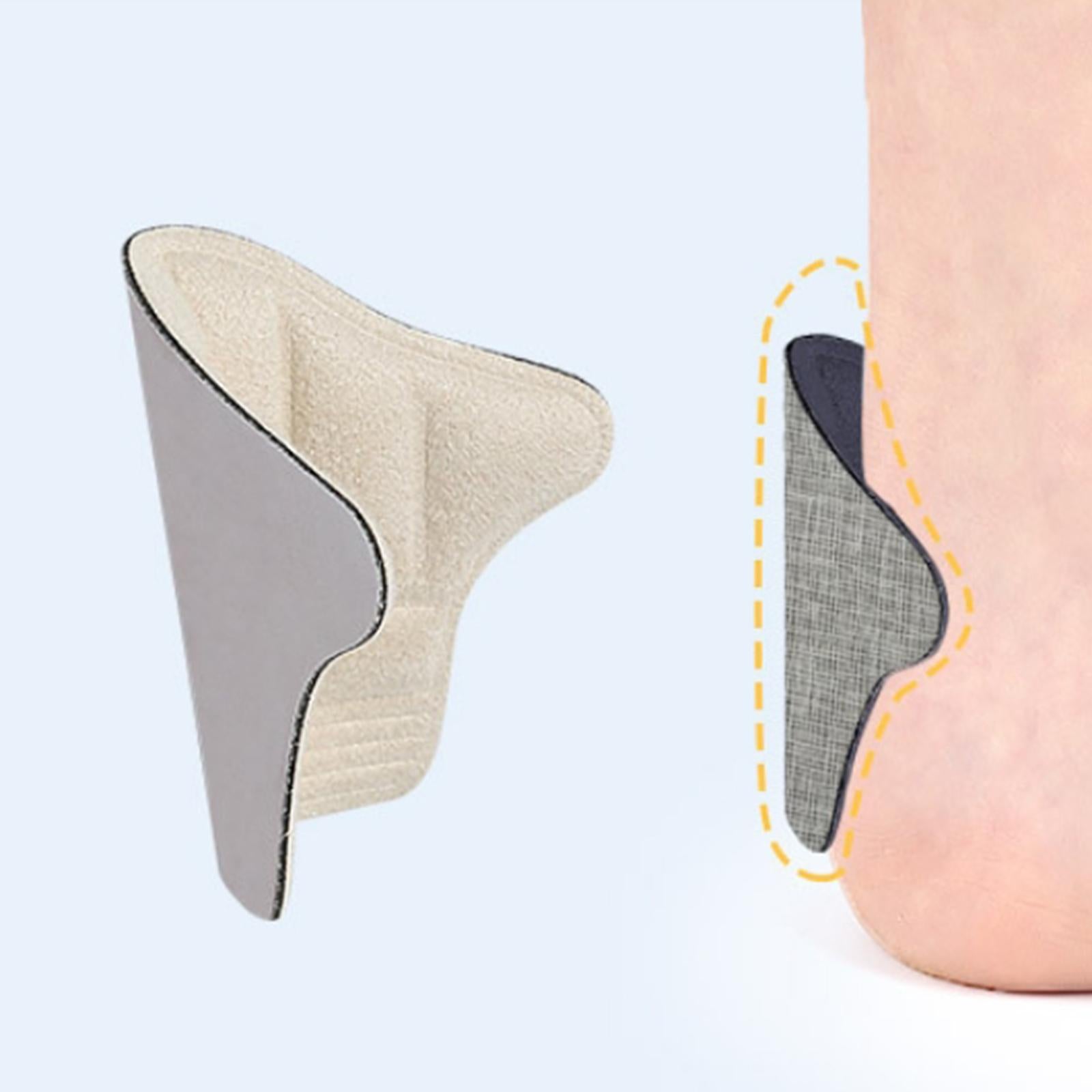 Shoes Heel Cushion Adhesive Liner for Women Men 3.94x2.87x0.28inch Apricot