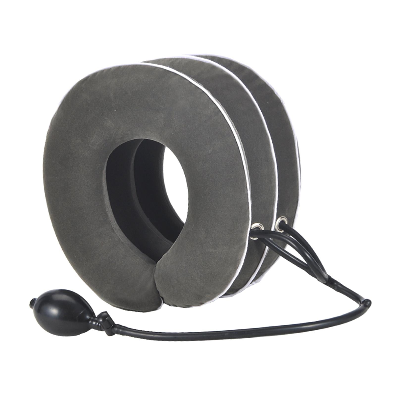 Cervical Neck Traction Device Brace Home Traction Spine Alignment Grey