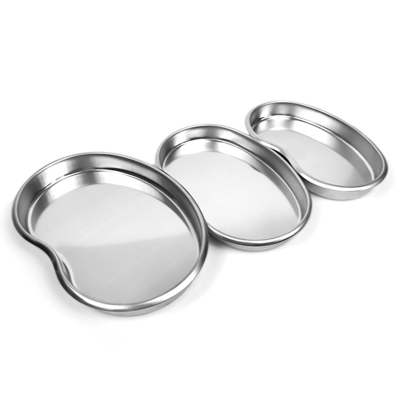 Professional Kidney Tray Stainless Steel Reusable Silver for Medic Waster S