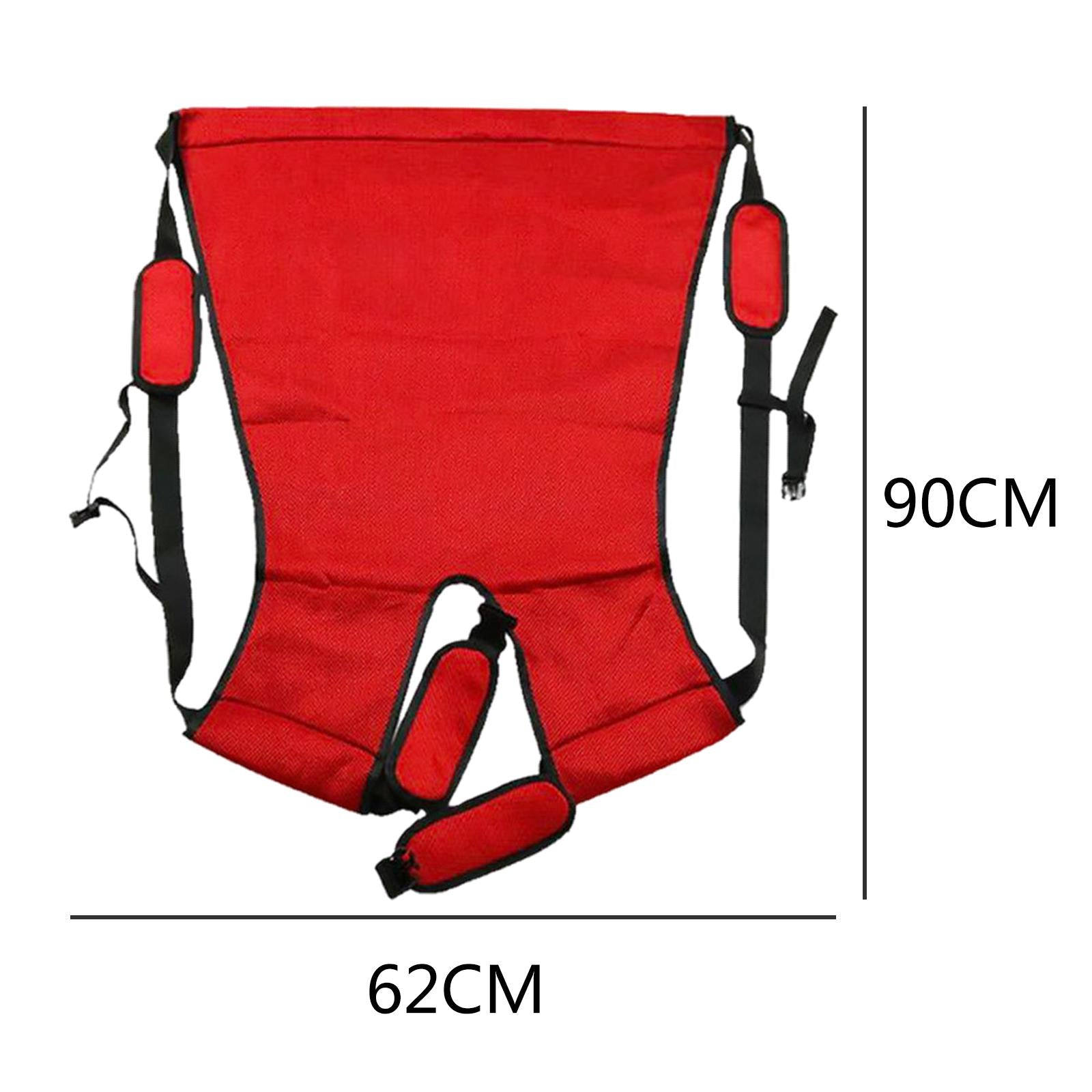 Patient Lifting Sling Mesh Eye Heat Dissipation for Paralyzed red