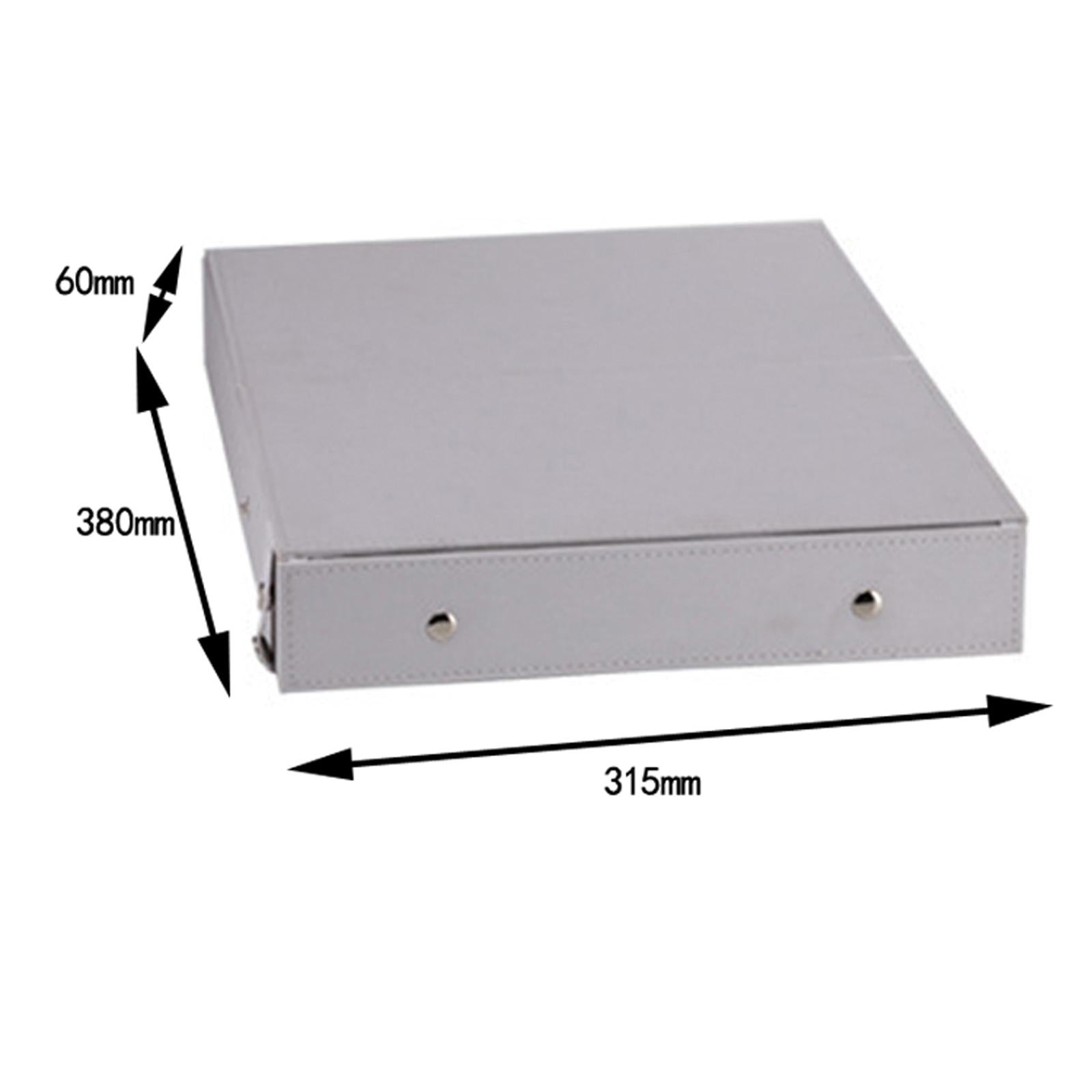 12 Grids Sunglasses Storage Box Foldable with Stand Function Stand white