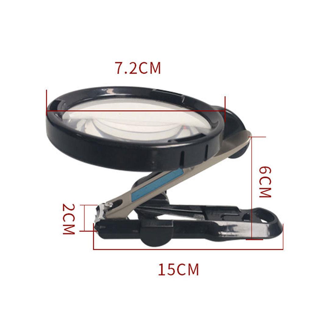 Nail Clippers with Magnifying Mirror Manicure Pedicure for Toenail Elder
