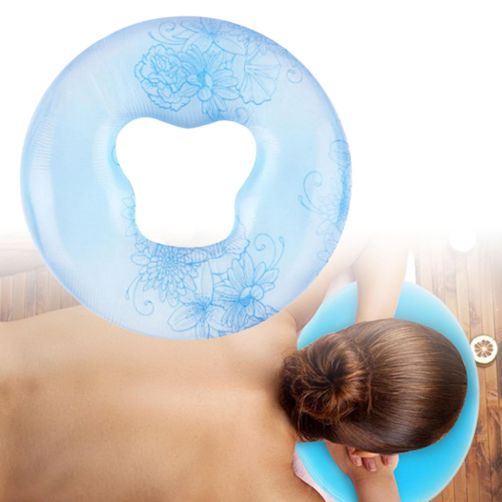 SPA Massage Pillow Gel Weigh Skin Care Soft for Beauty Salon Round Blue