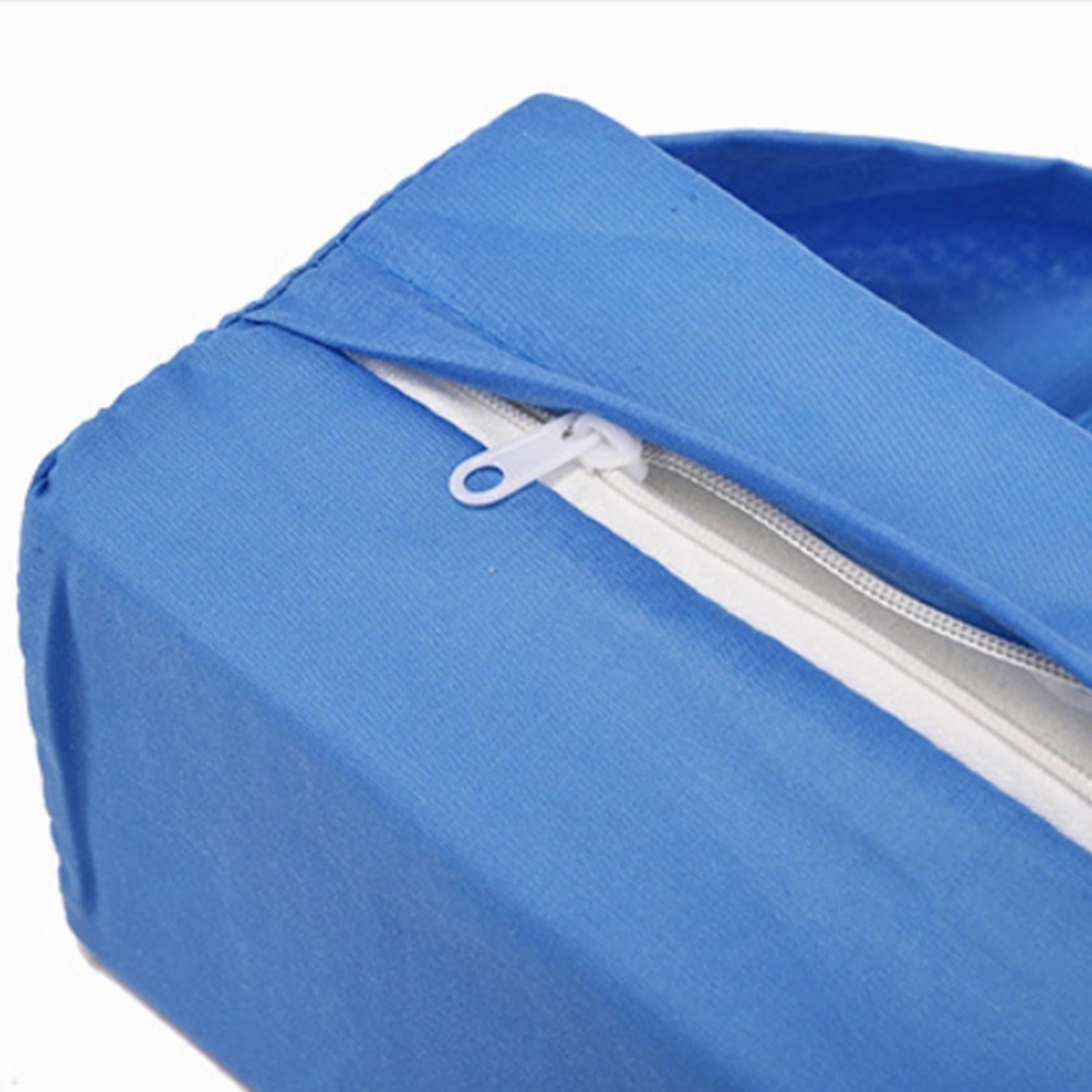 Foot Elevation Cushion Anti-Bedsore Heel Hands for Elderly Bedridden Blue