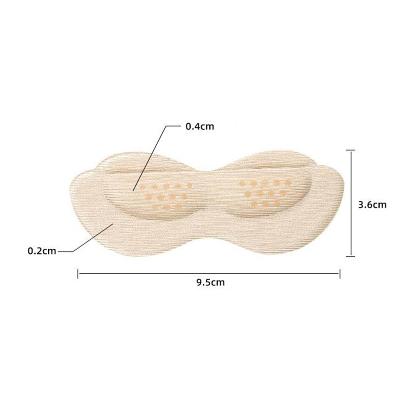 Heel Cushion Pads Anti Wear for Hiking Men Women beige thin type