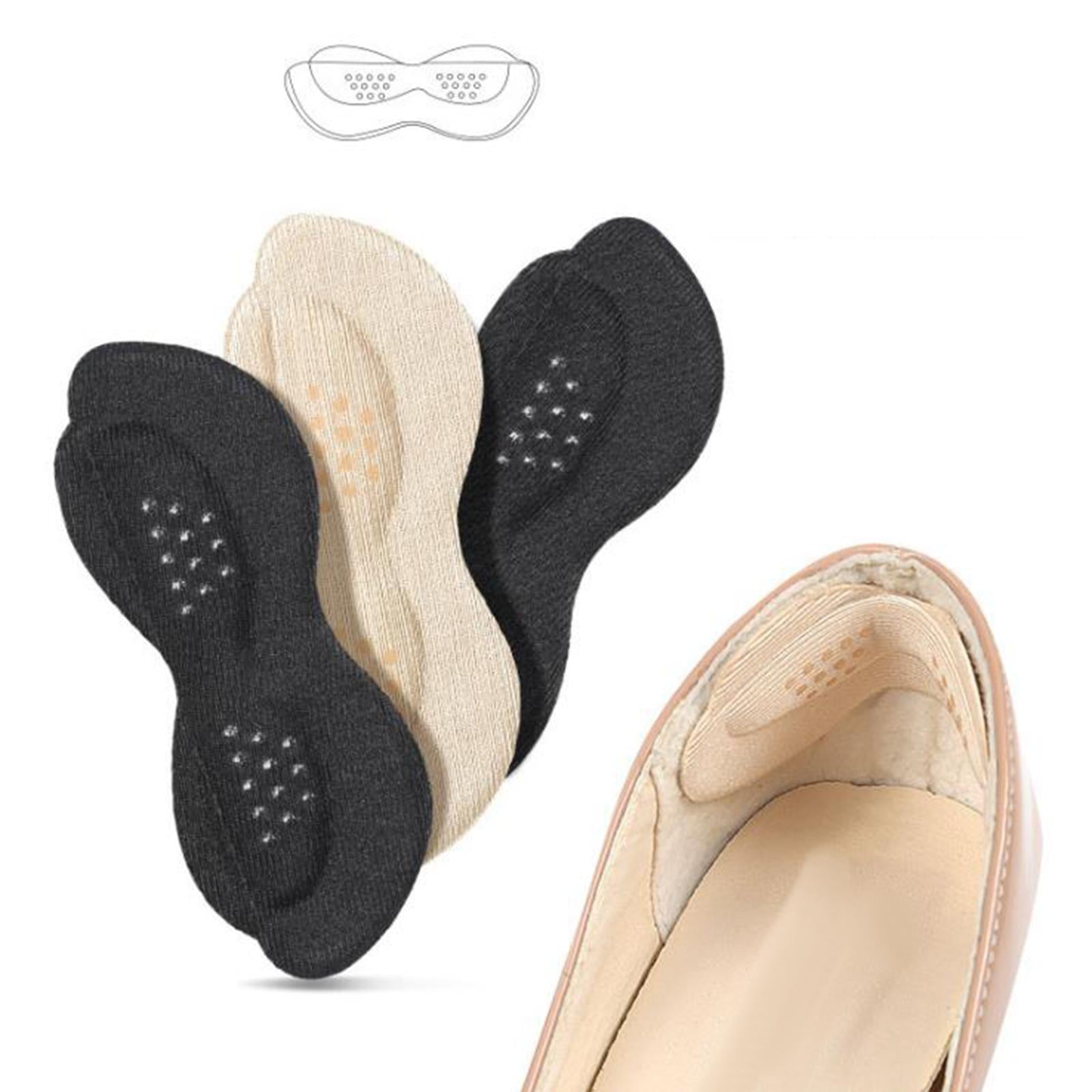 Heel Cushion Pads Anti Wear for Hiking Men Women beige thin type