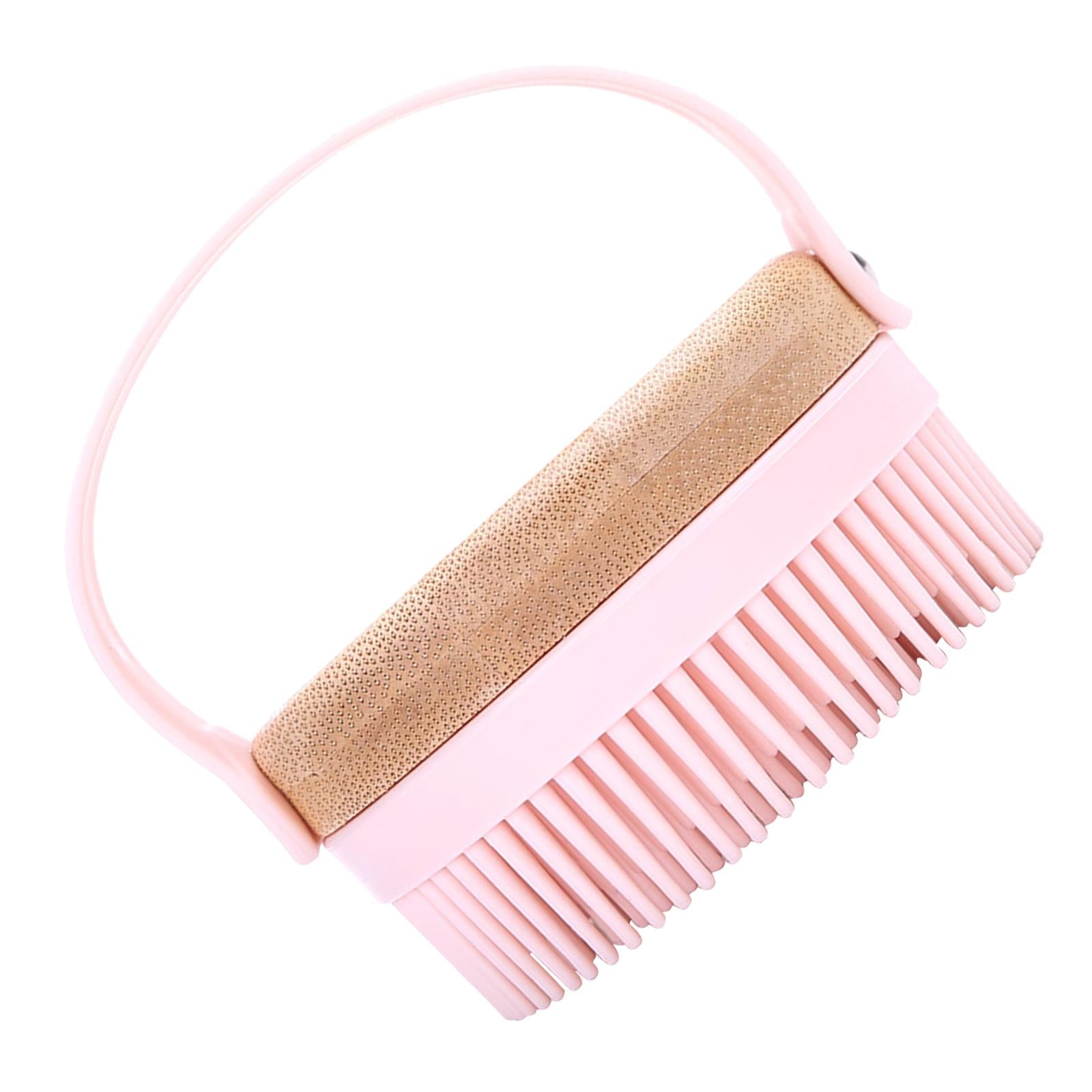 Hair Scalp Massager Shampoo Brush Soft Silicone Bristle Brush for Baby Pink