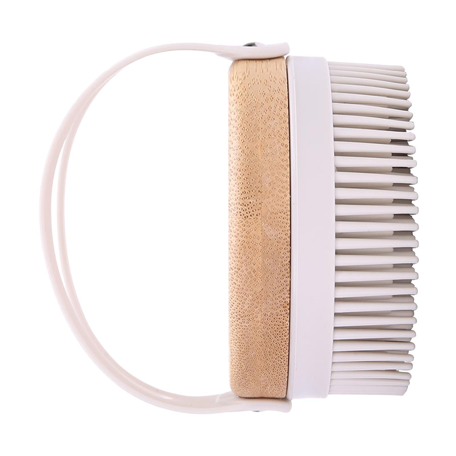 Hair Scalp Massager Shampoo Brush Soft Silicone Bristle Brush for Baby Gray