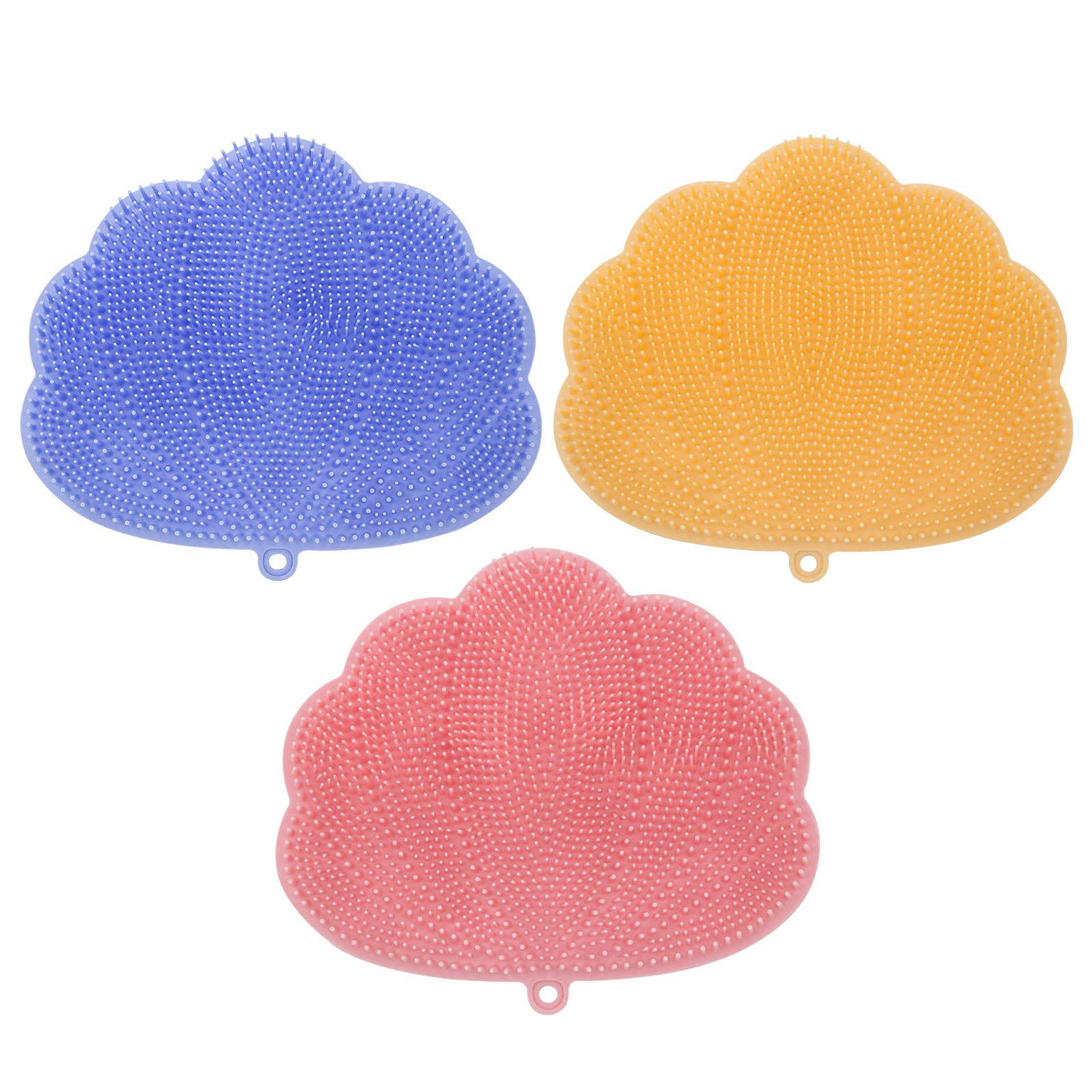 Shower Foot Massager Scrubber Improves Foot Circulation for Exfoliate Pink