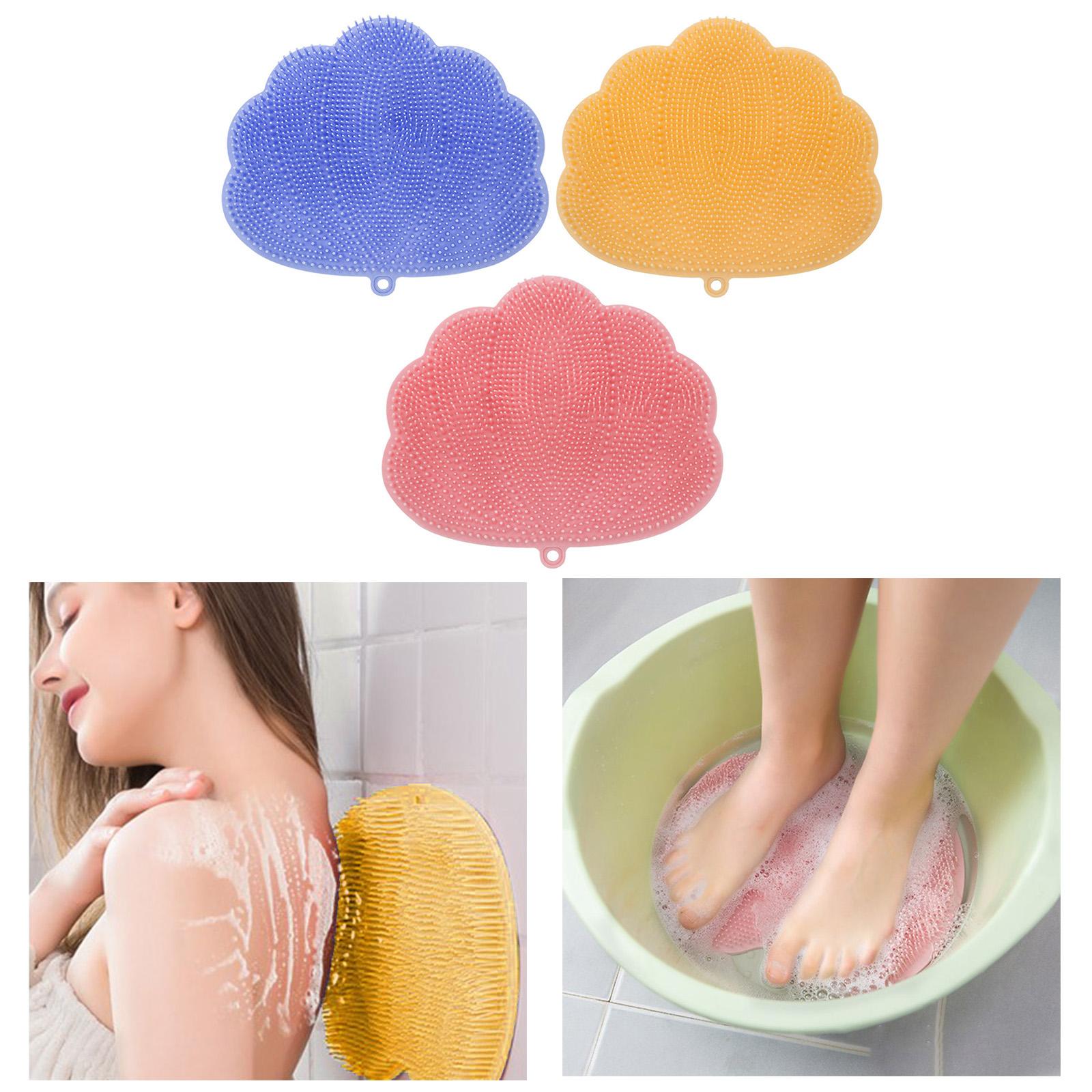 Shower Foot Massager Scrubber Improves Foot Circulation for Exfoliate Pink