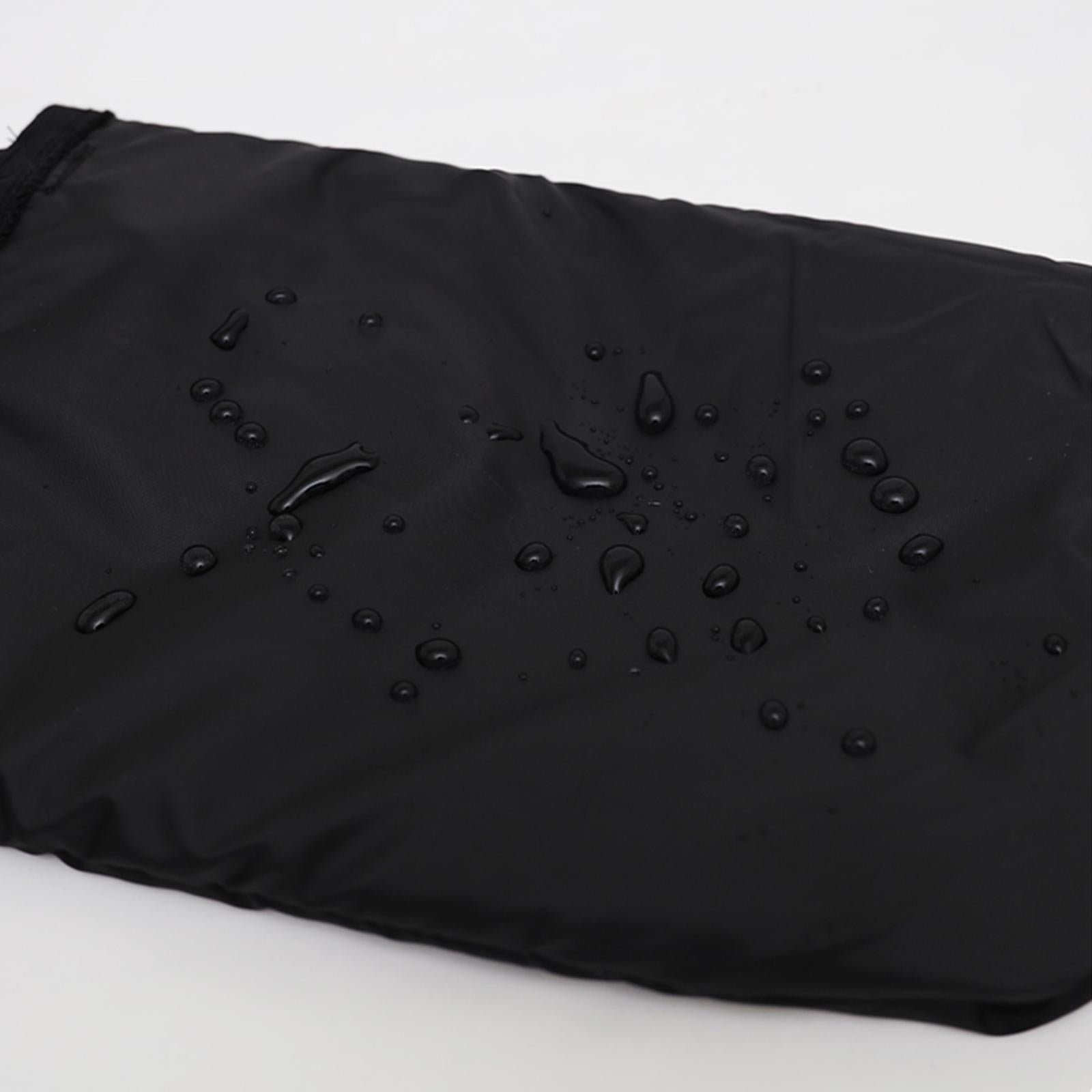 PU Urine Drainage Bag Cover Adjustable for Incontinent Patient Outdoor Black