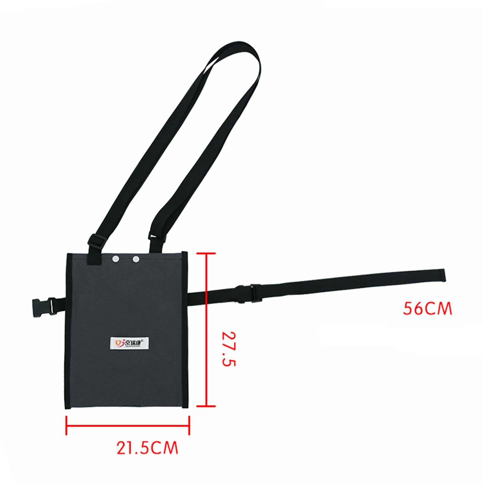 PU Urine Drainage Bag Cover Adjustable for Incontinent Patient Outdoor Gray