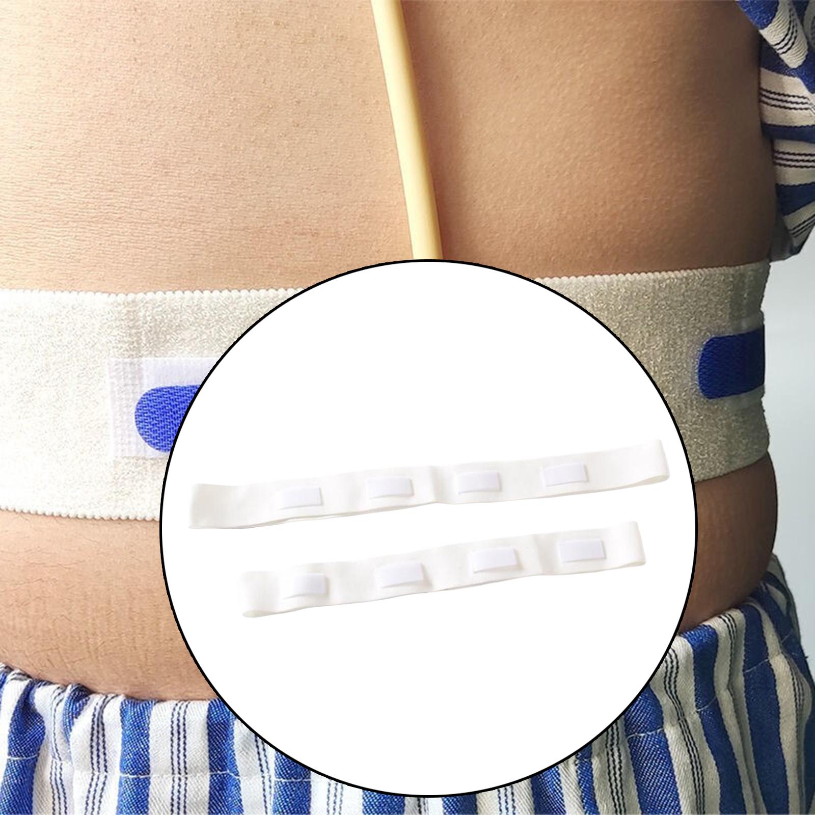Mastectomy Drain Holder for Jp Drainage Bulbs Tummy Tuck Adults White 100cm