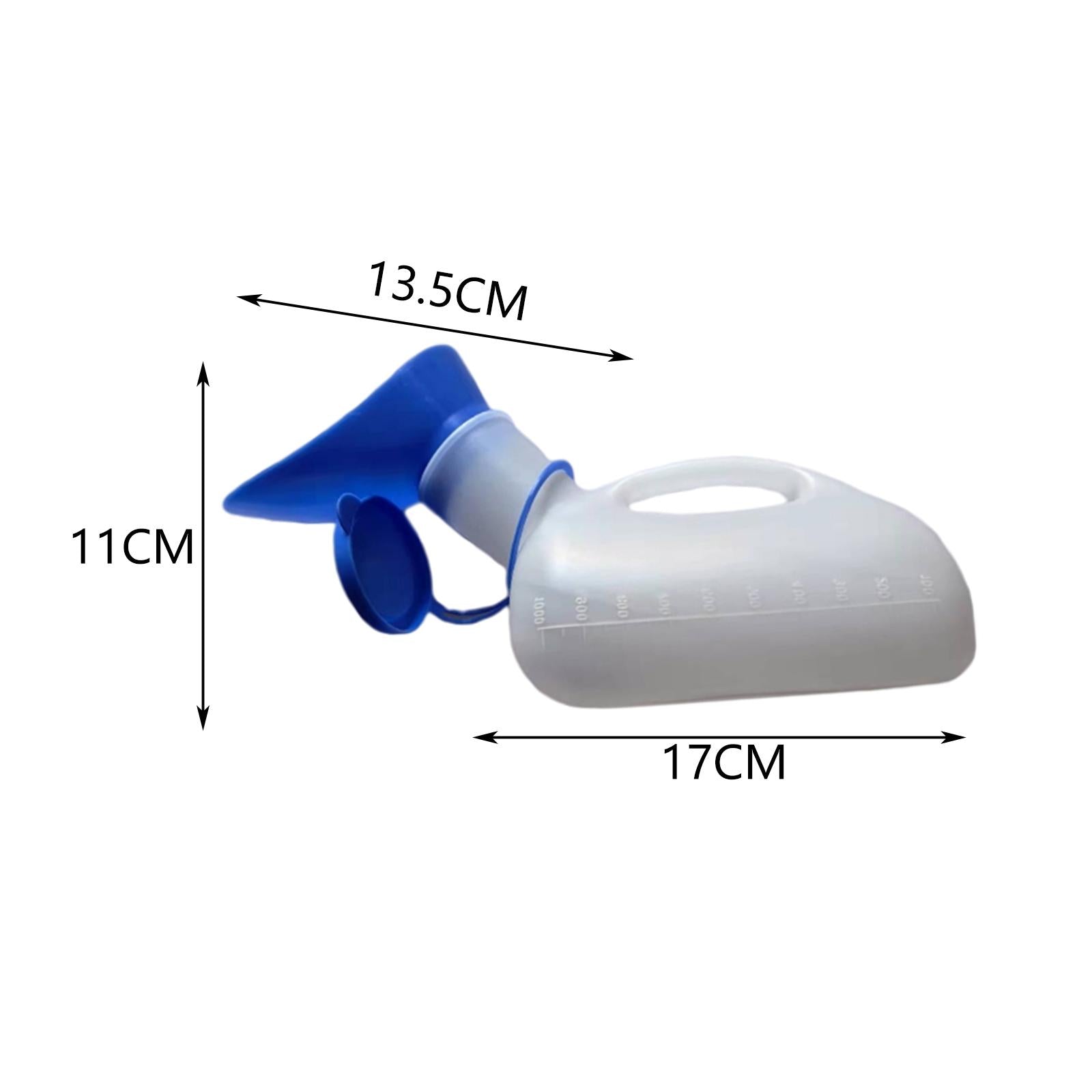 Portable Urinal Bottle with caps Lid Bedpans for Car Elderly for Women