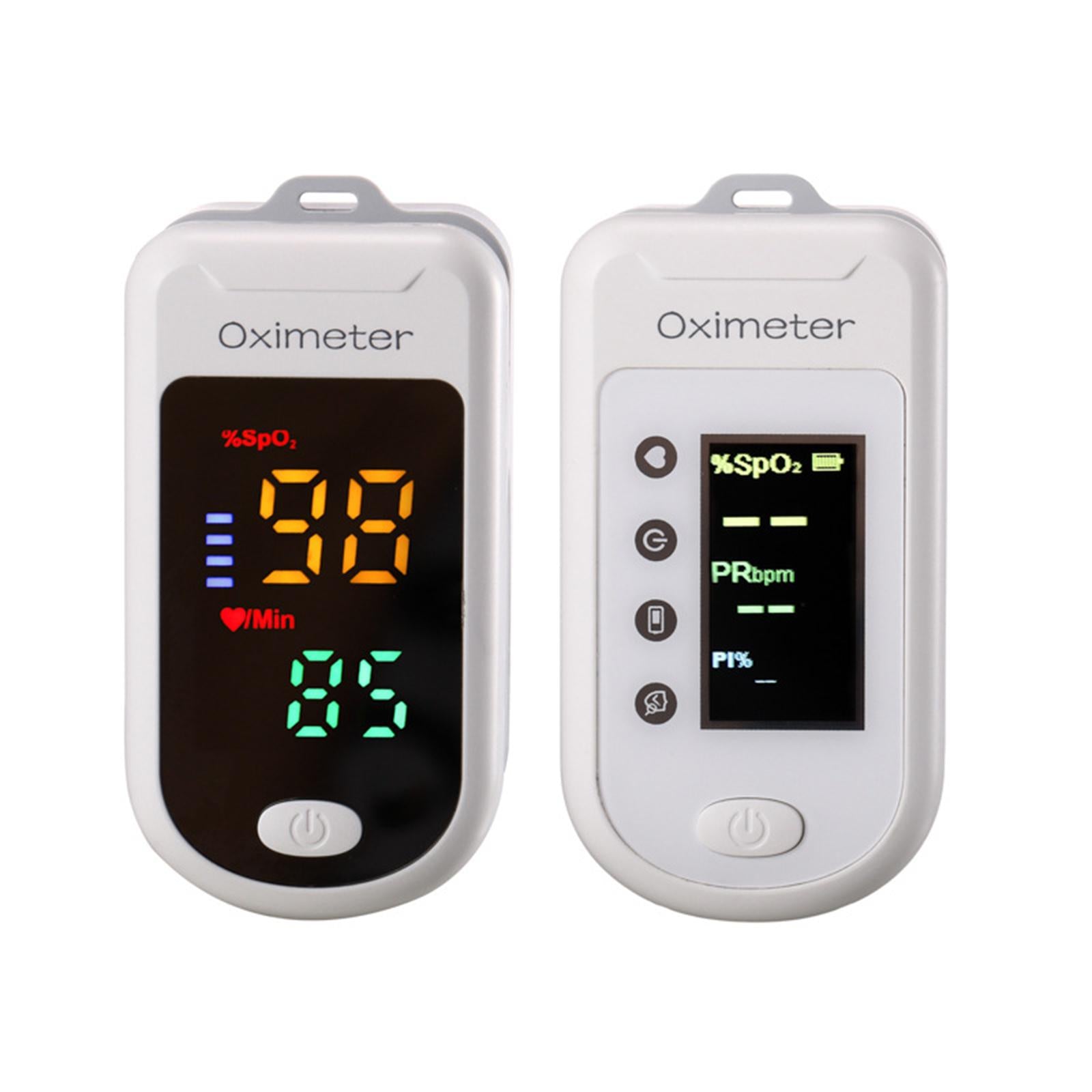 Compact Fingertip Oximeter Pulse Rate with Lanyard TFT 4 Modes