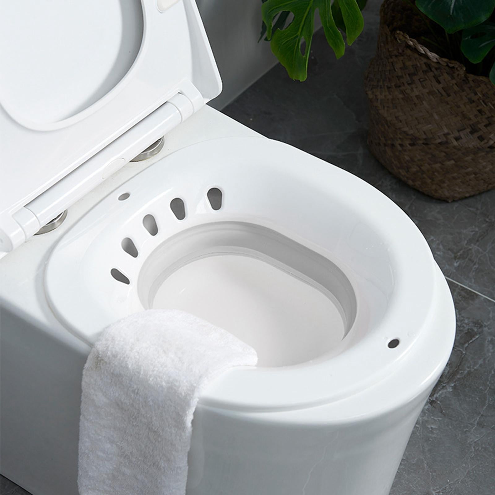 Folding Woman Bidet Private Maternal Toilet Wash Potty Adult Grey+Flusher