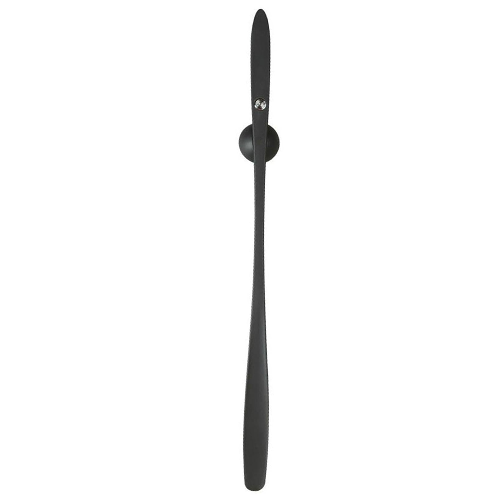 Premium Shoe Horn Heavy Duty Long Handle Nylon for Men Women Boots Black