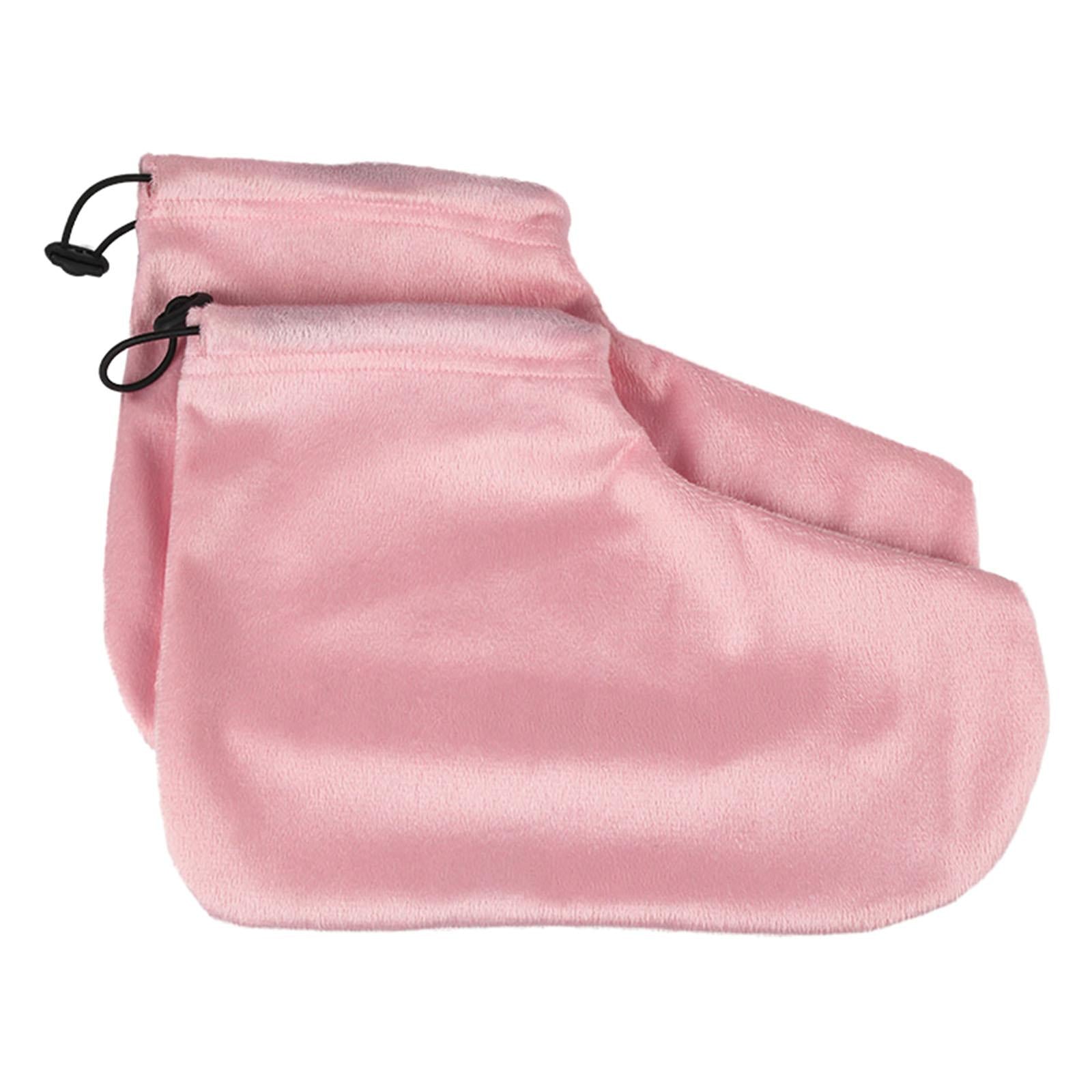 Paraffin Wax Mitts for Hand and Feet Keep Warm Nail Art Tools Feet Pink