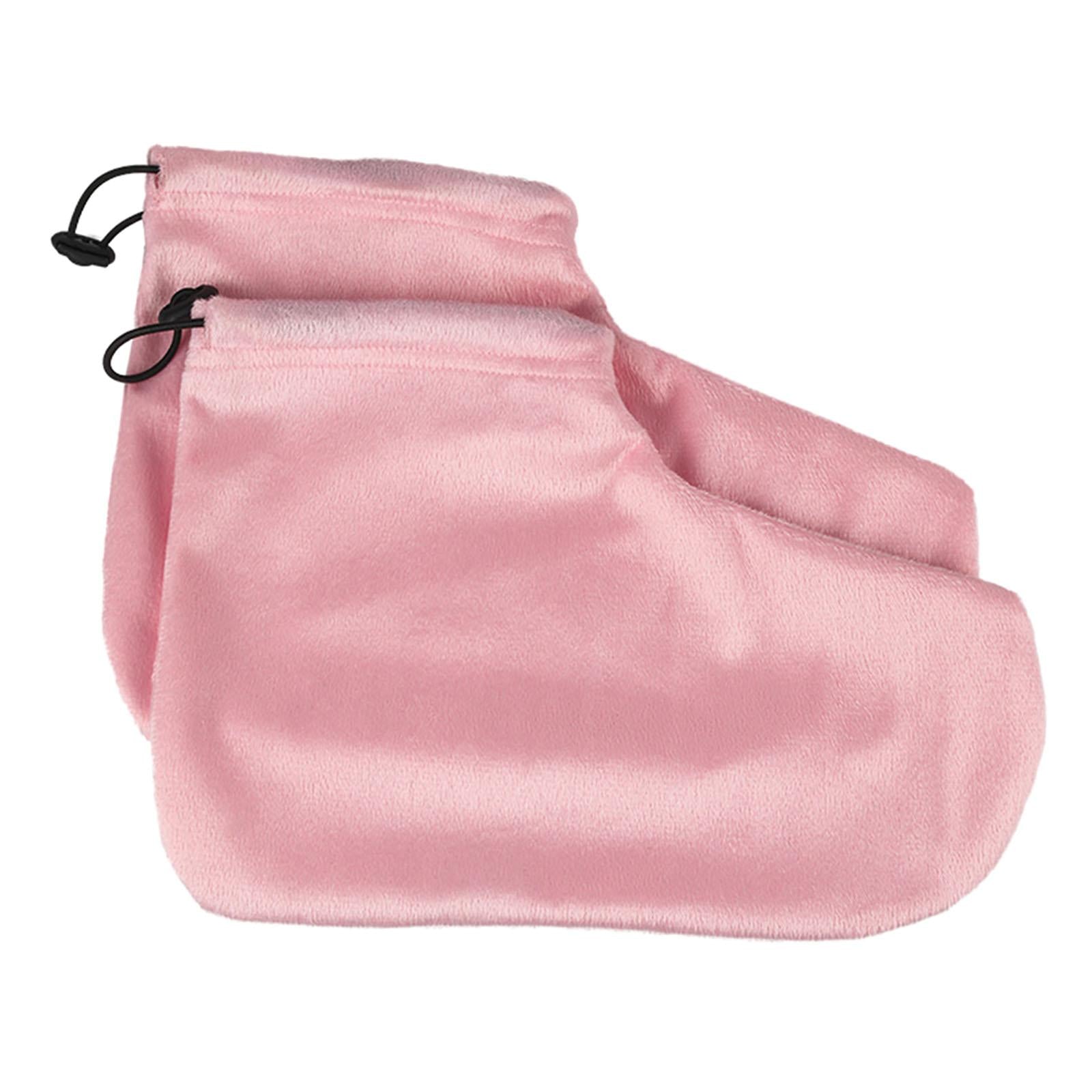 Paraffin Wax Mitts for Hand and Feet Keep Warm Nail Art Tools Feet Pink