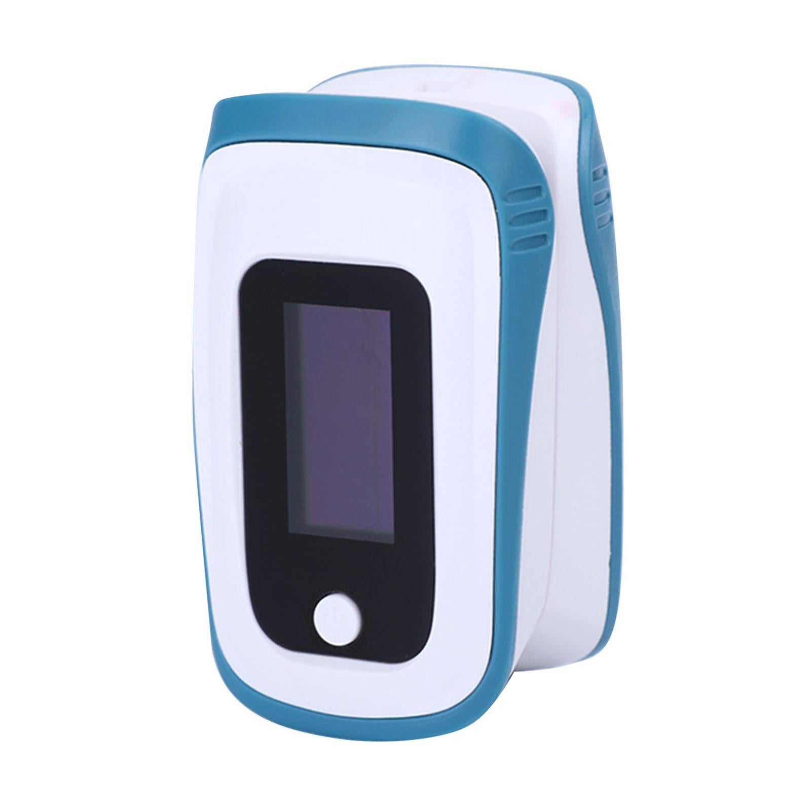Portable Fingertip Oximeter Blood Oxygen Sensors LED Display Elderly Blue