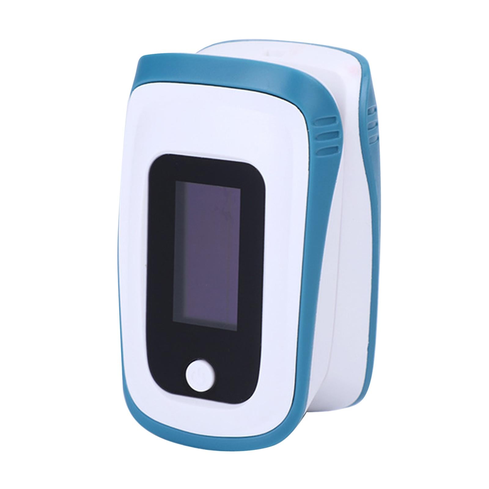 Portable Fingertip Oximeter Blood Oxygen Sensors LED Display Elderly Blue