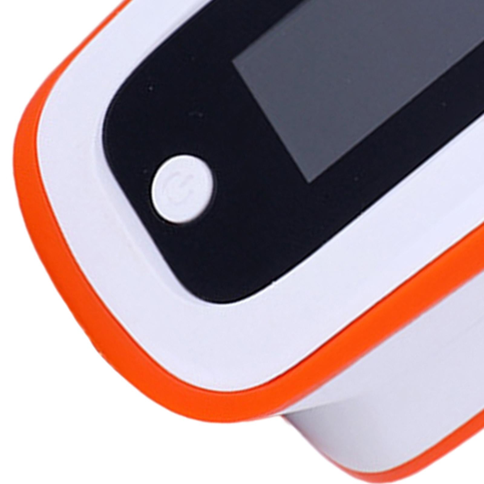 Portable Fingertip Pulse Oximeter Monitor for The Elderly Pregnancy Orange
