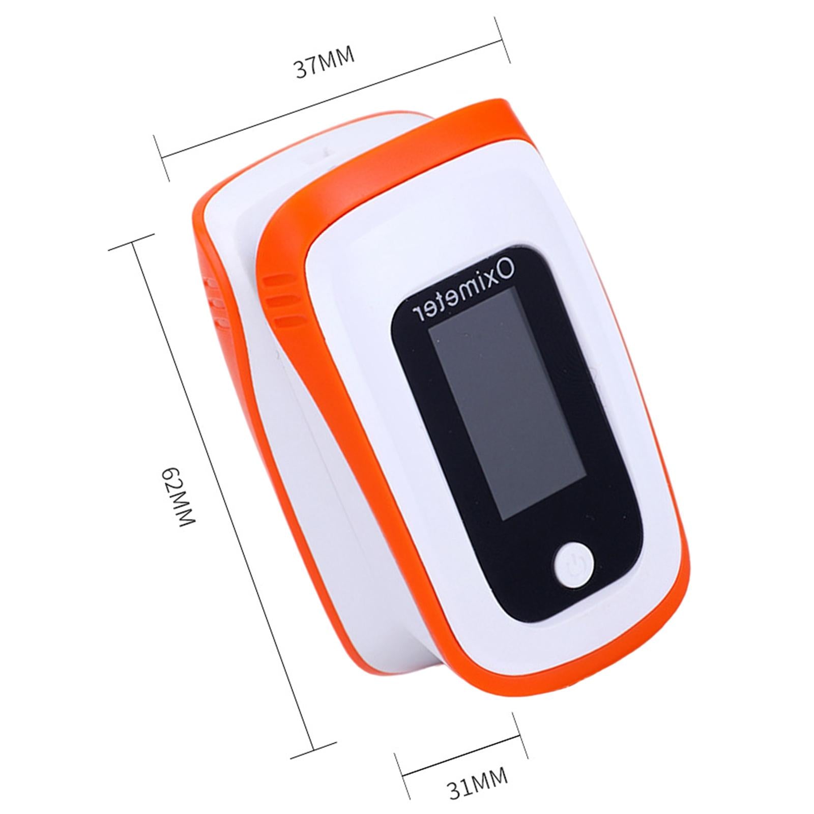 Portable Fingertip Pulse Oximeter Monitor for The Elderly Pregnancy Orange