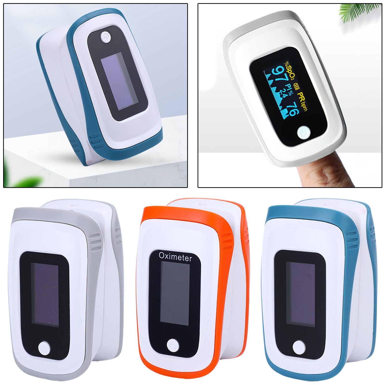 Portable Fingertip Pulse Oximeter Monitor for The Elderly Pregnancy Orange