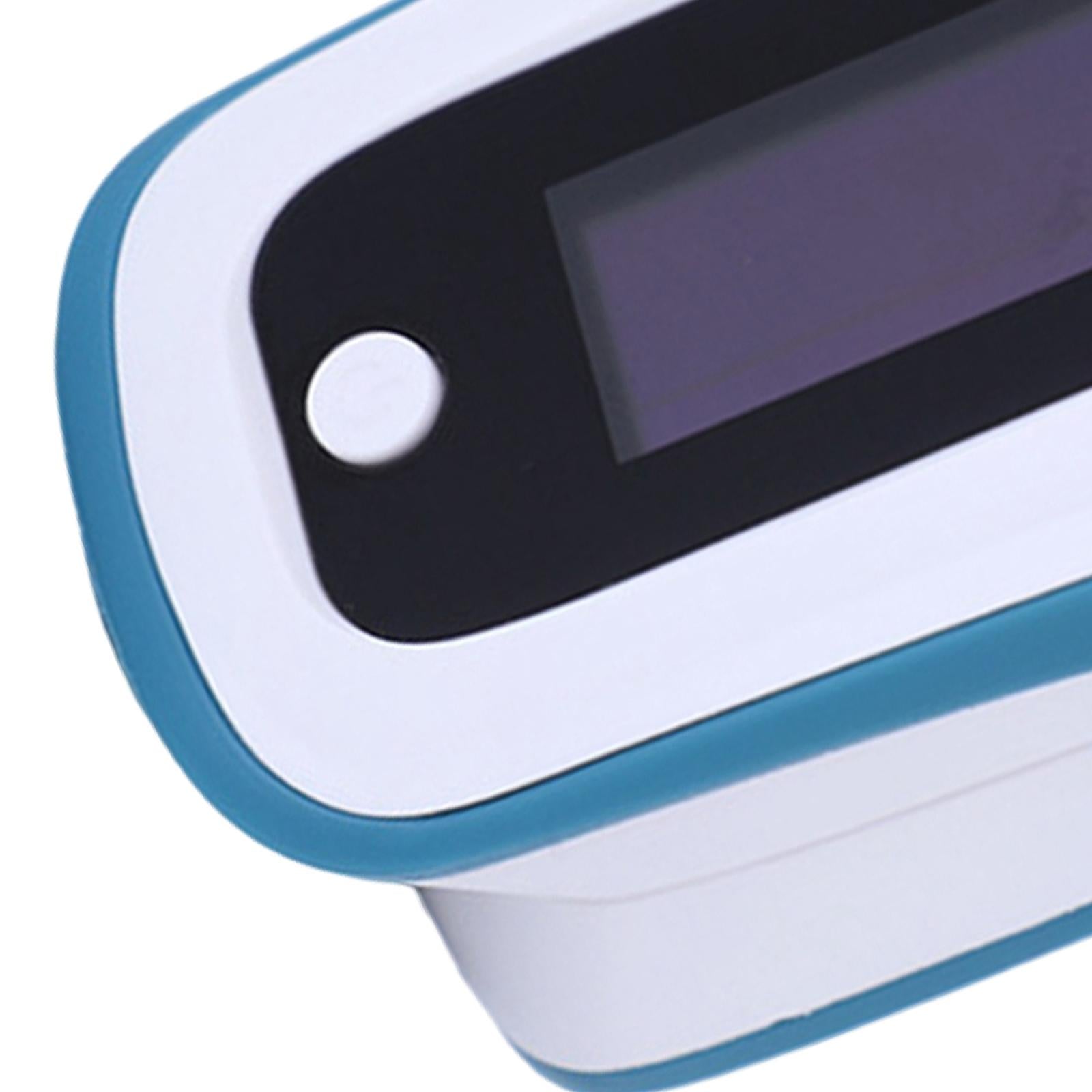 Portable Fingertip Pulse Oximeter Monitor for The Elderly Pregnancy Blue
