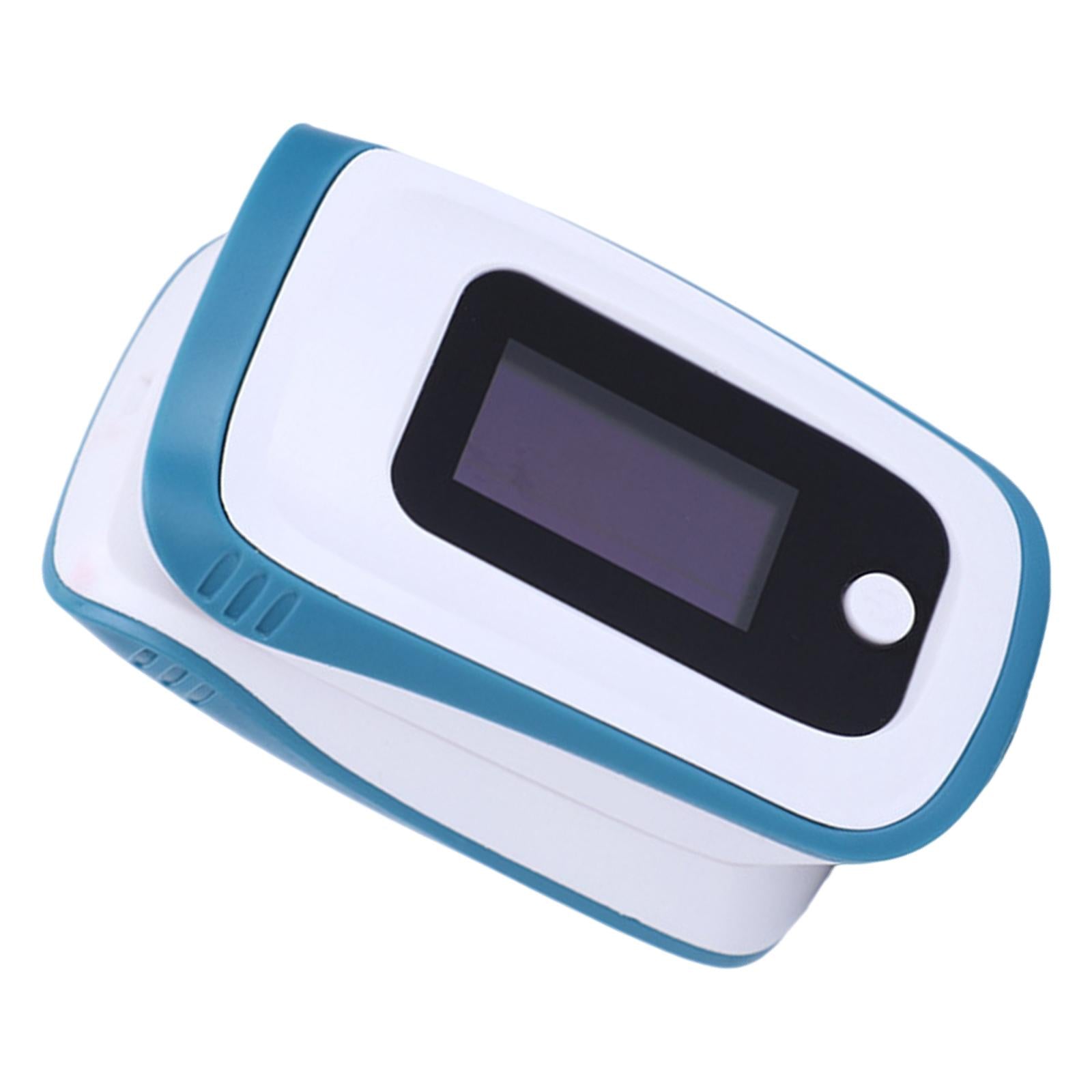 Portable Fingertip Pulse Oximeter Monitor for The Elderly Pregnancy Blue