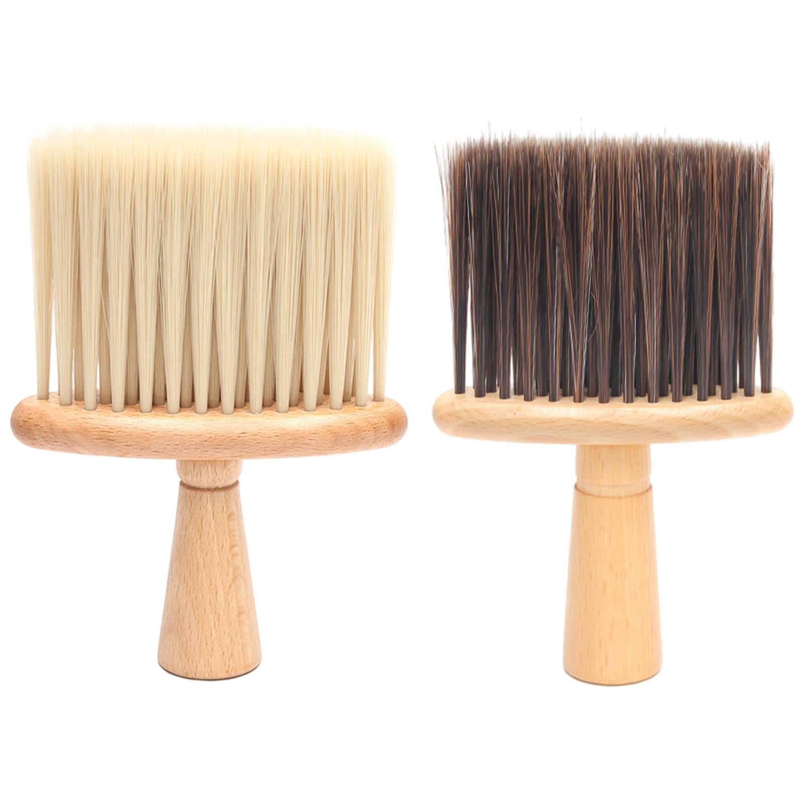 Soft Neck Face Duster Brush Beard Brush Salon Hair Clean Neck Duster White