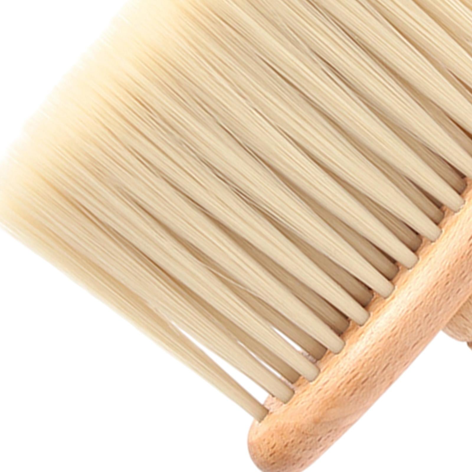 Soft Neck Face Duster Brush Beard Brush Salon Hair Clean Neck Duster White
