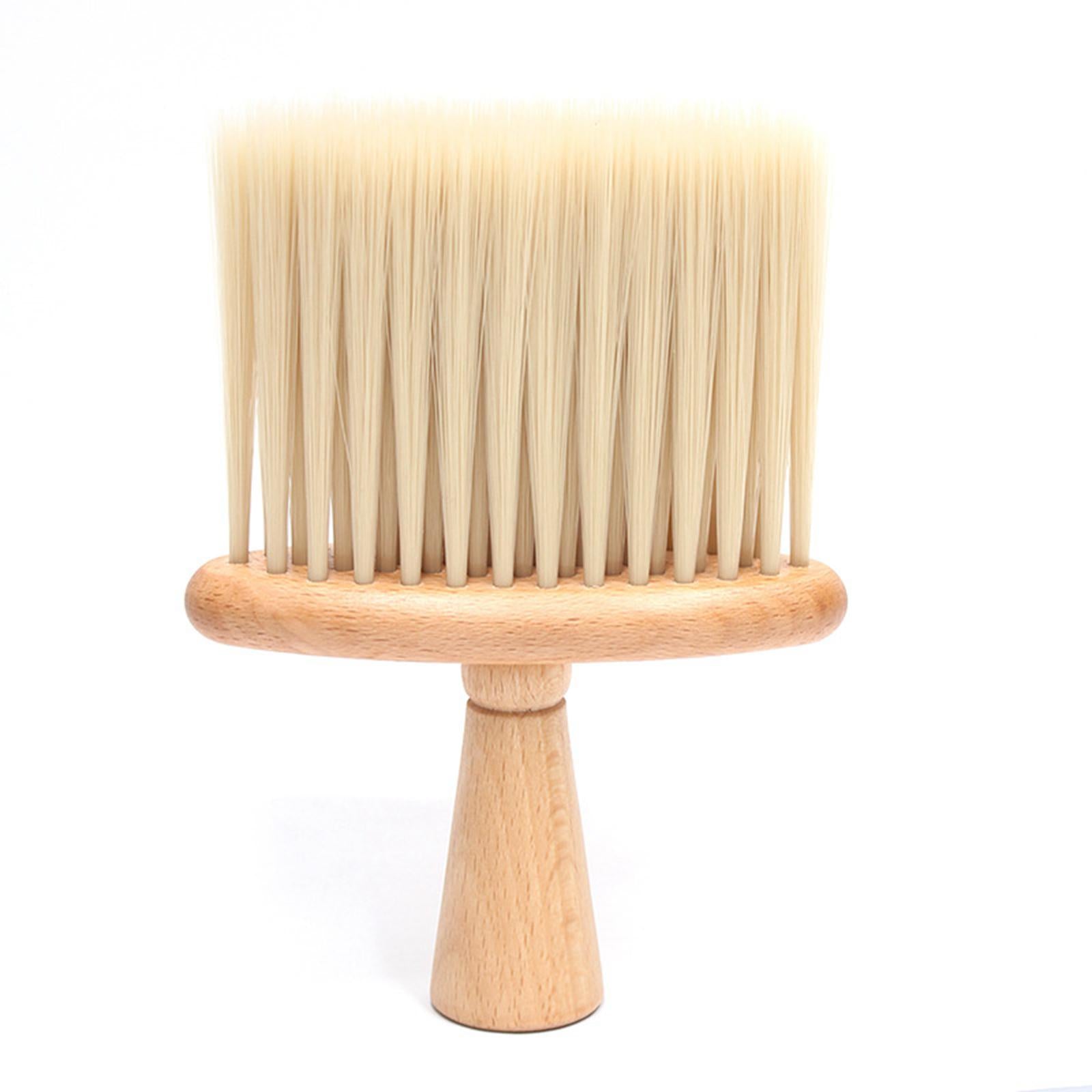 Soft Neck Face Duster Brush Beard Brush Salon Hair Clean Neck Duster White