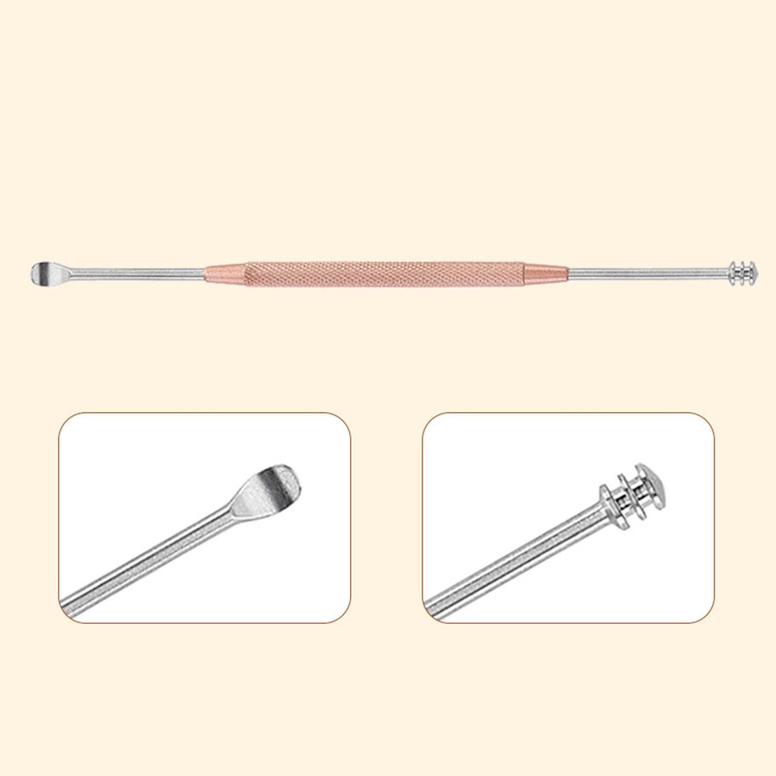 Flashlight Ear Picks Digger & Tweezers Set Effective Professional Ear Care