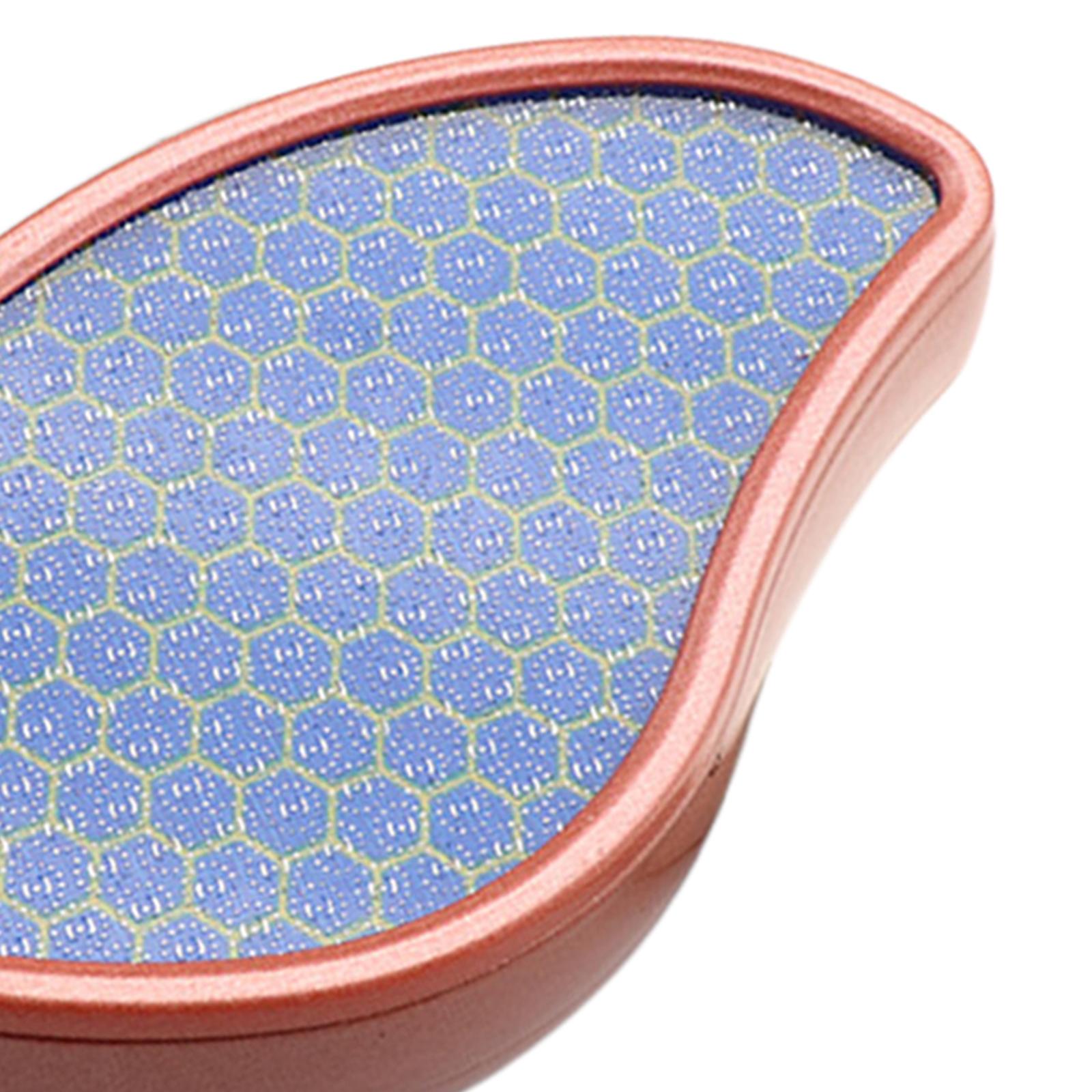 Foot File Foot Scraper Washable for Hard Skin Cracked Heel Wet and Dry Feet Bright Golden