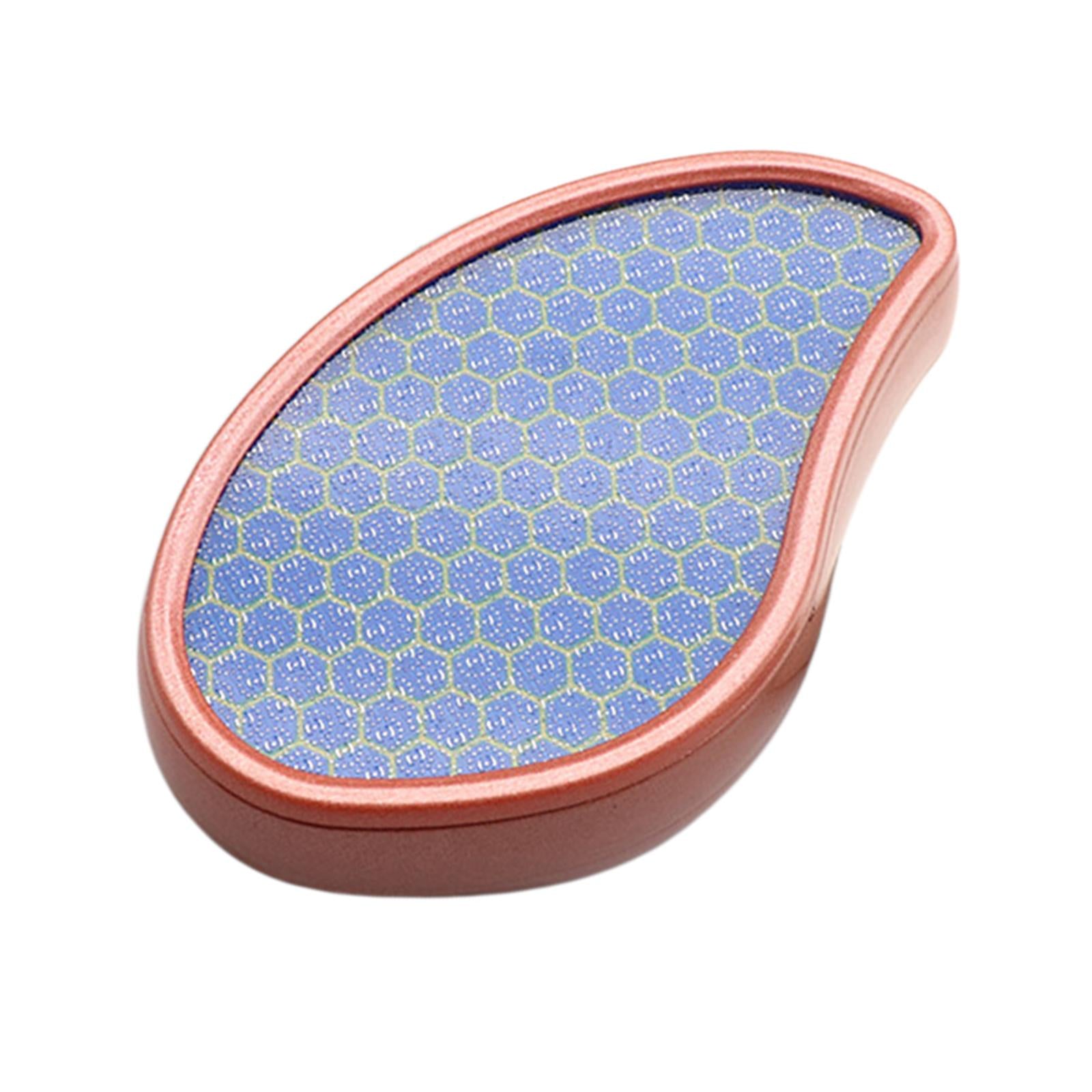 Foot File Foot Scraper Washable for Hard Skin Cracked Heel Wet and Dry Feet Bright Golden