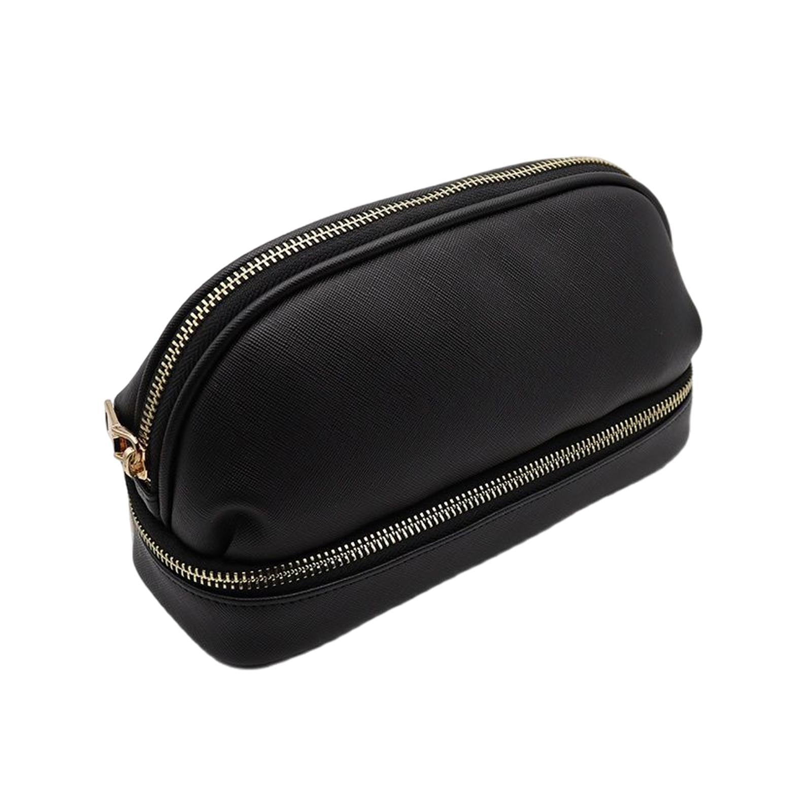 Essential Oil Storage Case Double Layer for 44 Bottles Carrying Bag Black