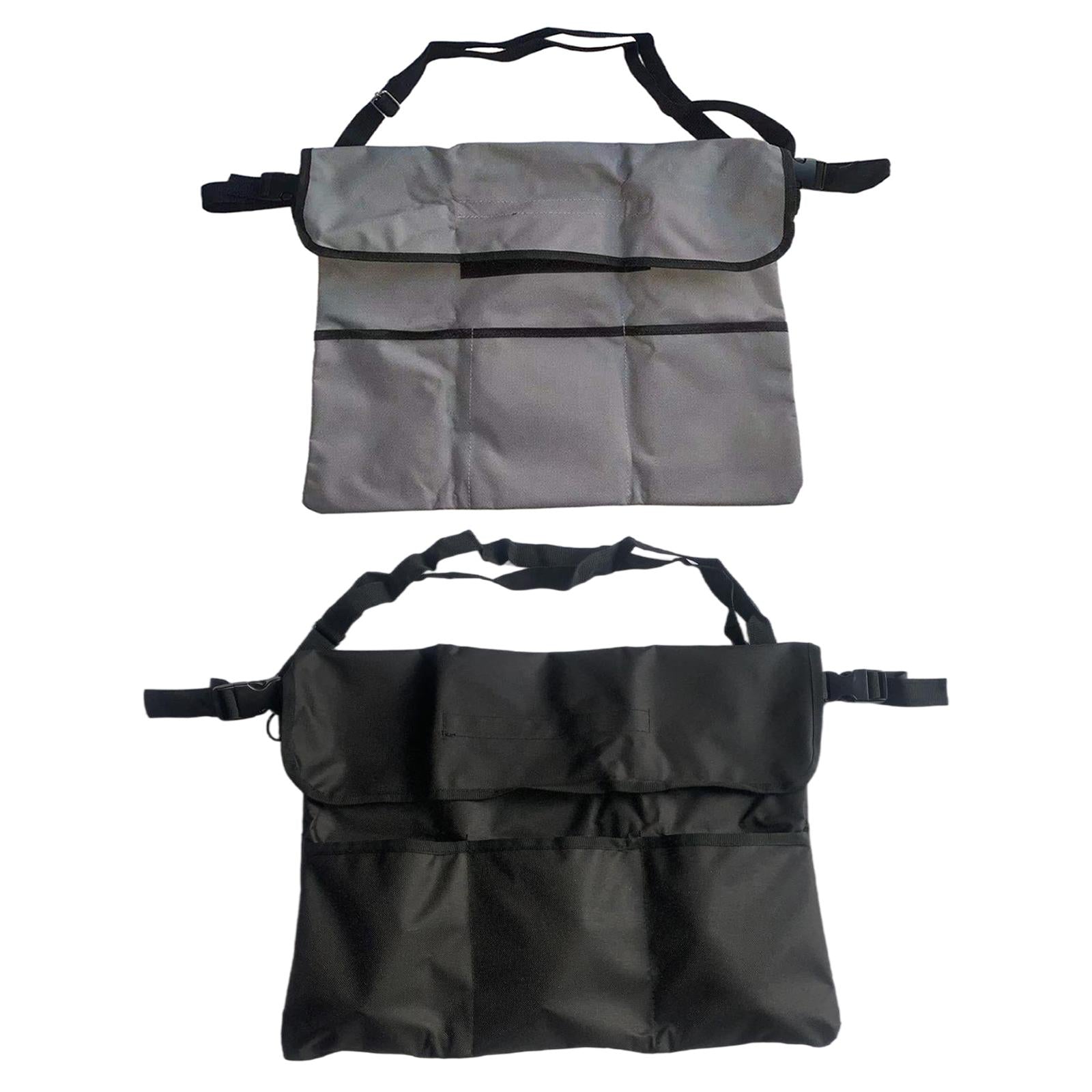 Wheelchair Bag Side Bag Organizer Backpack Pouch Handicap Home Black