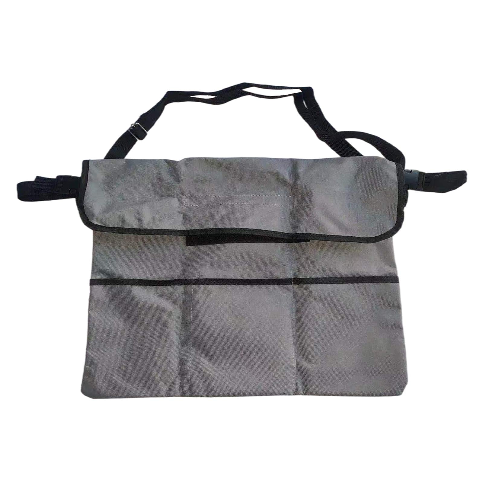 Wheelchair Bag Side Bag Organizer Backpack Pouch Handicap Home Gray