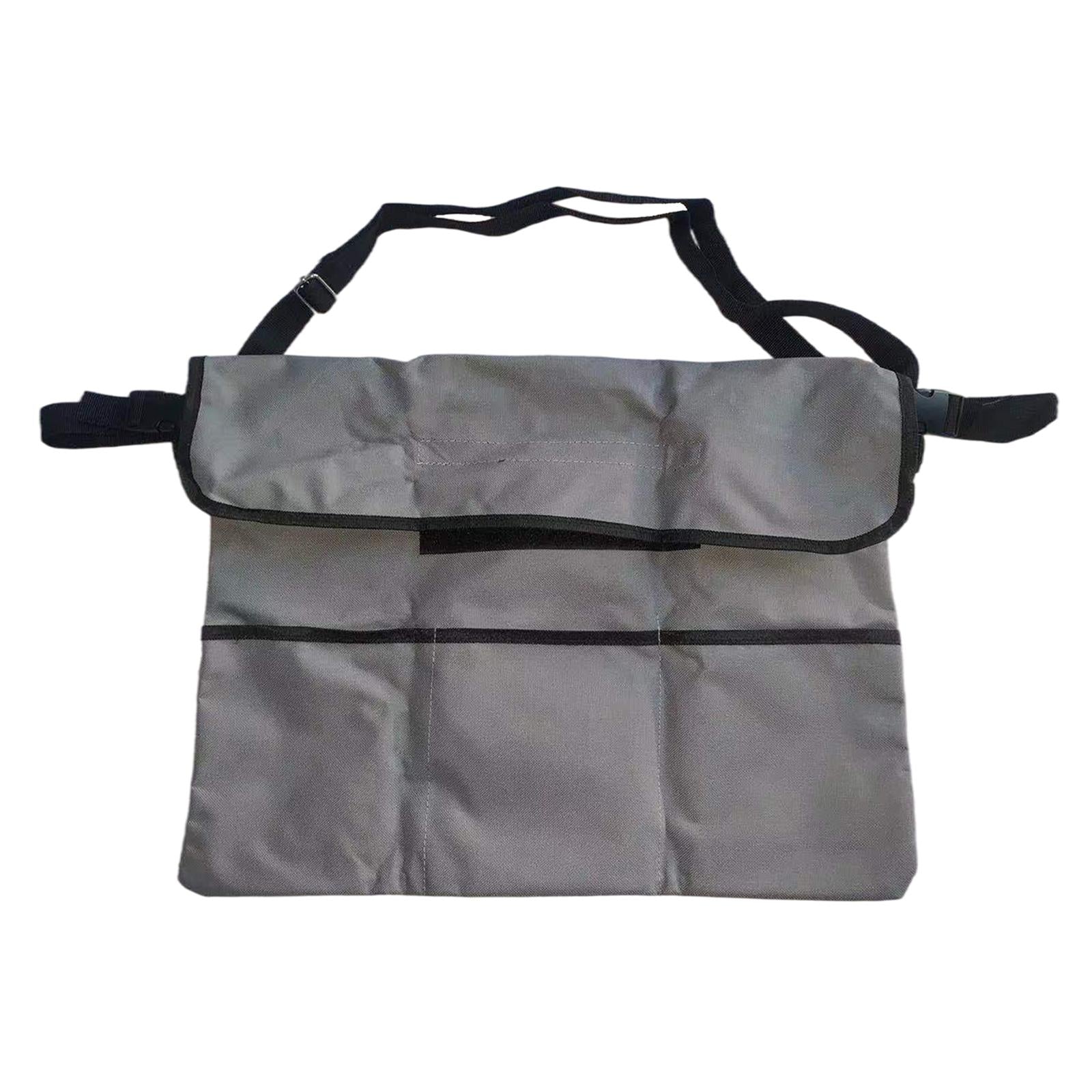 Wheelchair Bag Side Bag Organizer Backpack Pouch Handicap Home Gray