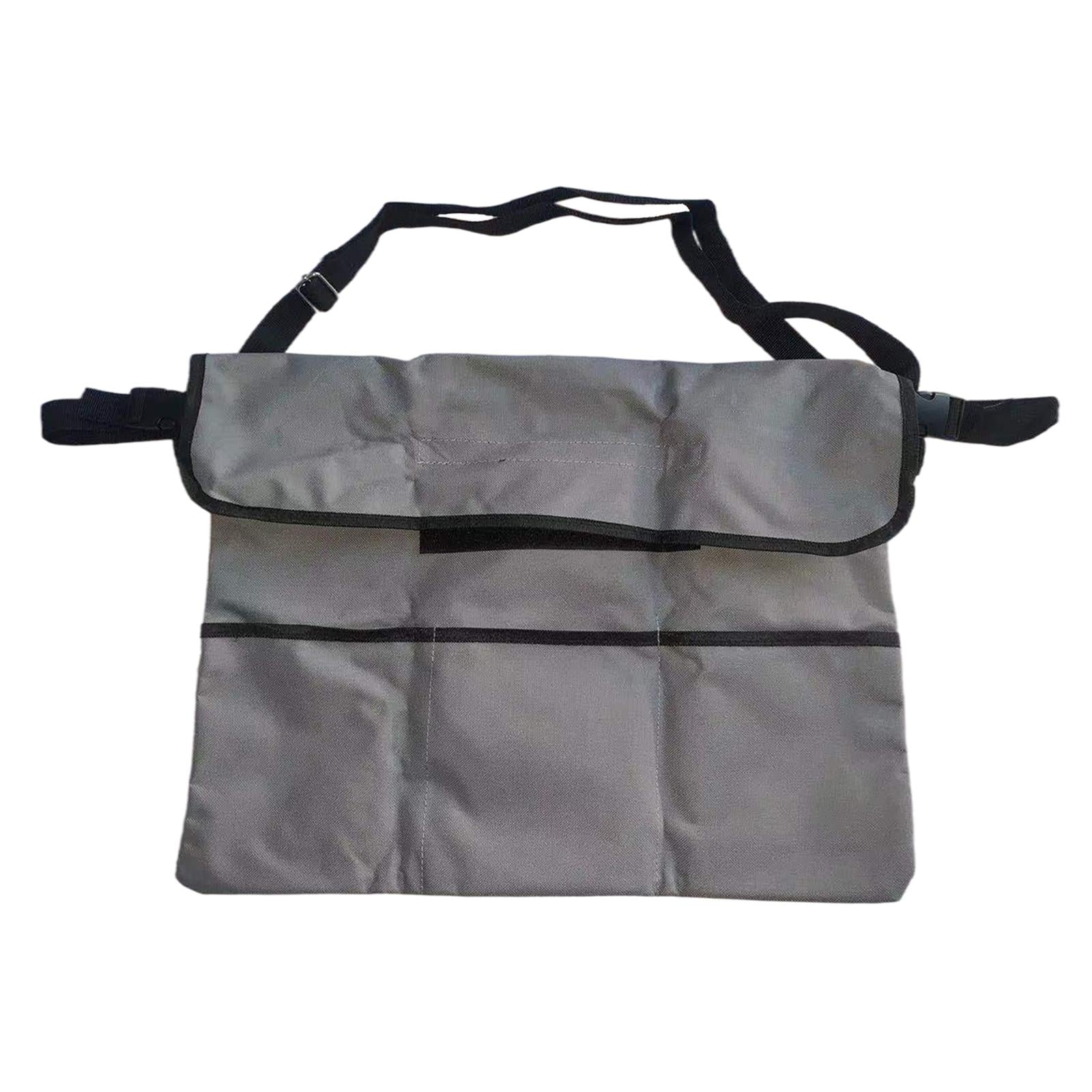 Wheelchair Bag Side Bag Organizer Backpack Pouch Handicap Home Gray