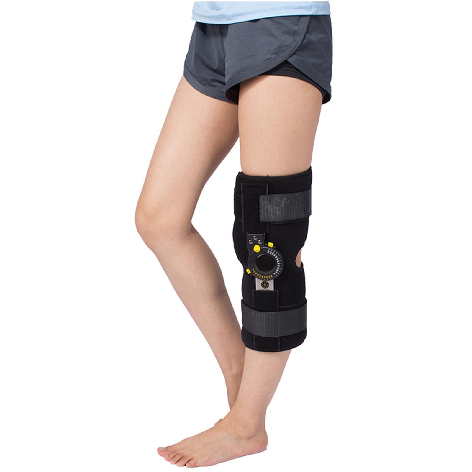Hinged Knee Brace Left & Right Leg Compression Wrap Relief Men & Women Gym
