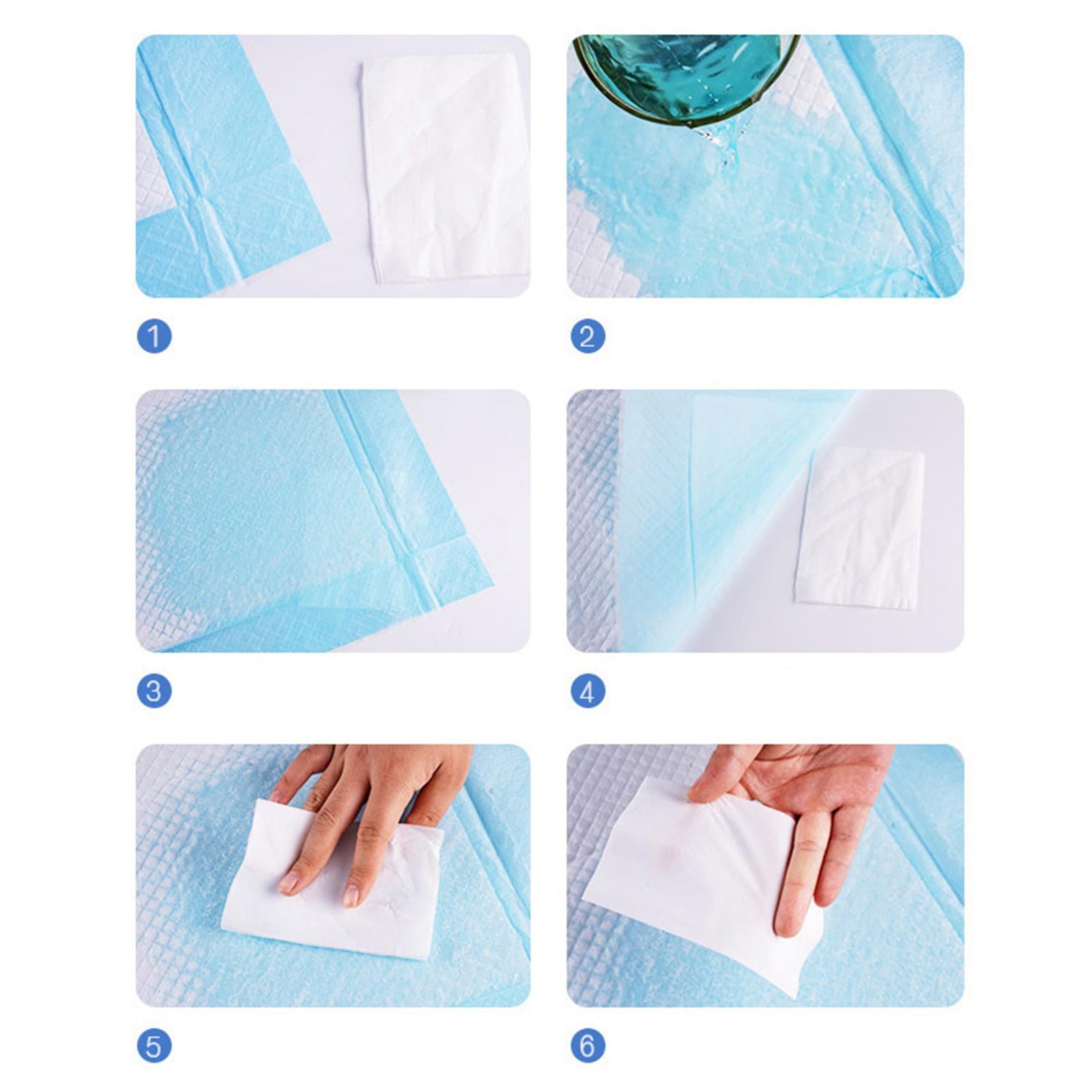 Set of 40 Adult Diaper Pad 80x90cm Protector Thickened Non Slip for Elderly