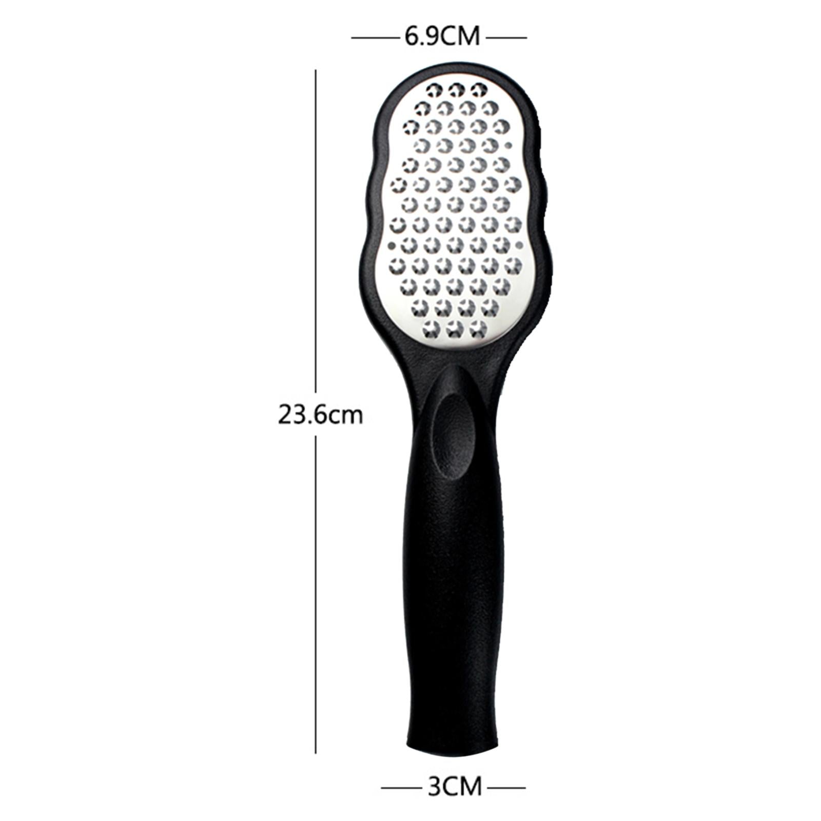 Foot files Stainless Steel Durable for Cracked Heels Trimming Dead Skin Black