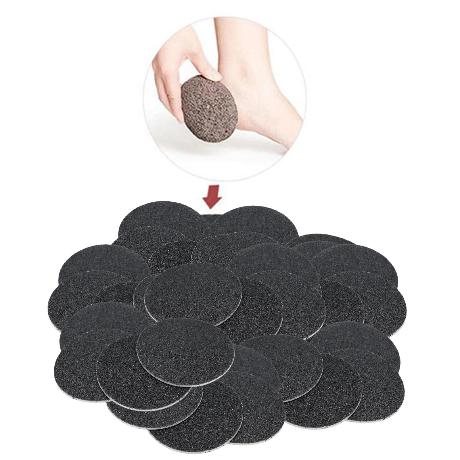 Replacement Sandpaper Discs Replaceable for Electric Foot Rasp files Men 80 Grit
