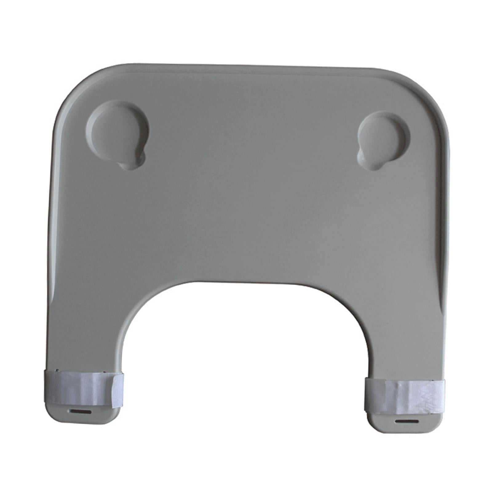 Wheelchair Tray Detachable Easy to Clean Cup Holder Lap Table Reading Grey