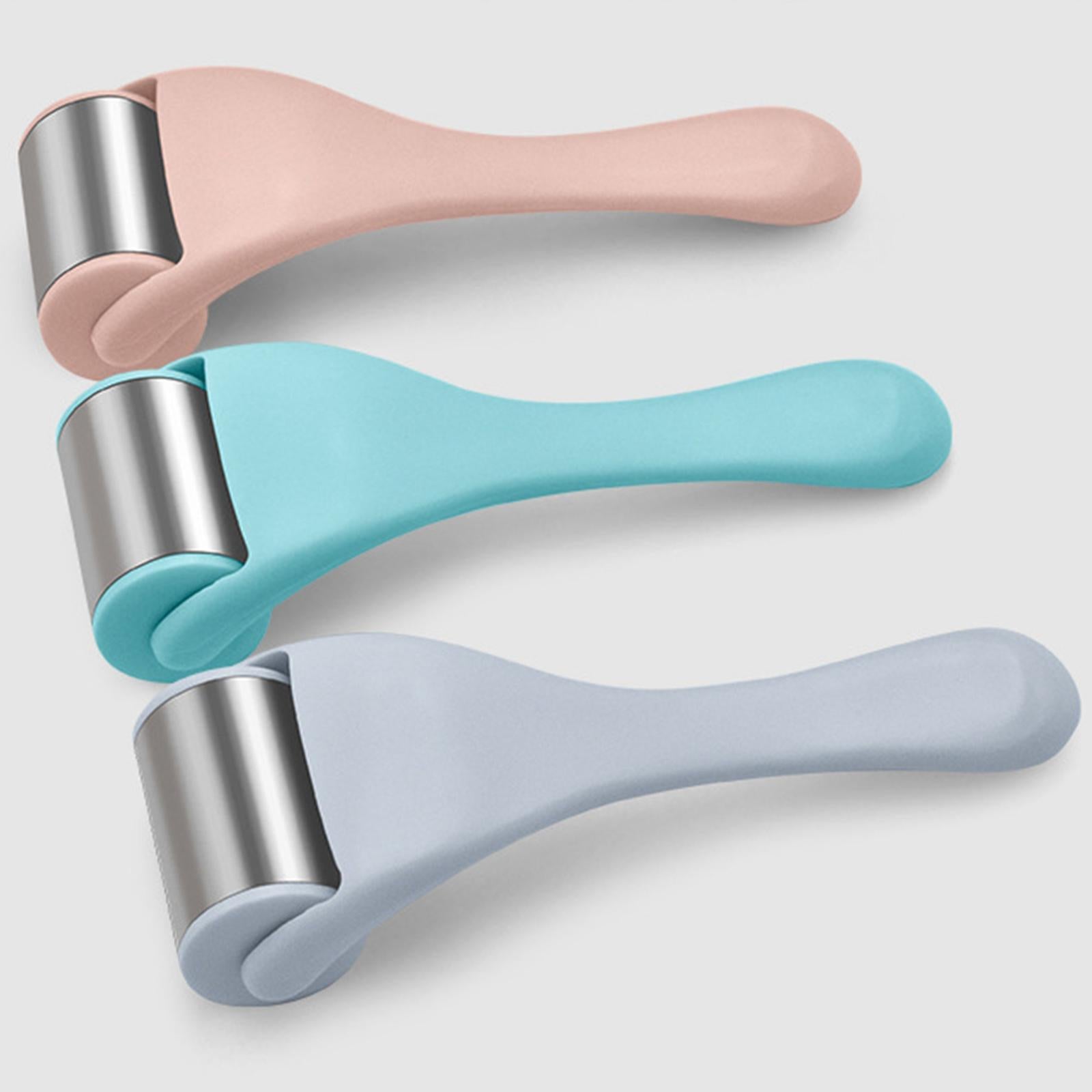 Ice Roller Cooling Brightening Puffiness Massager for Skin Care Face Pink