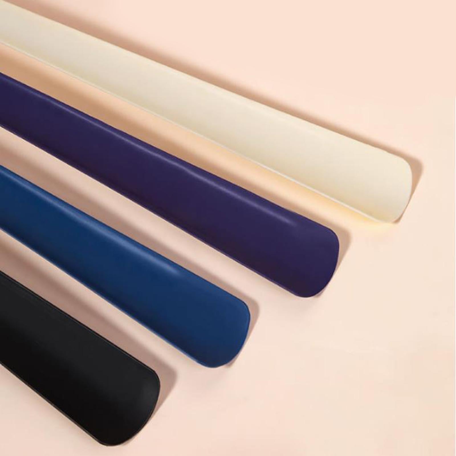 Shoe Horn Dressing Aids Durable Thick Long Handle for Men Women Elderly Purple