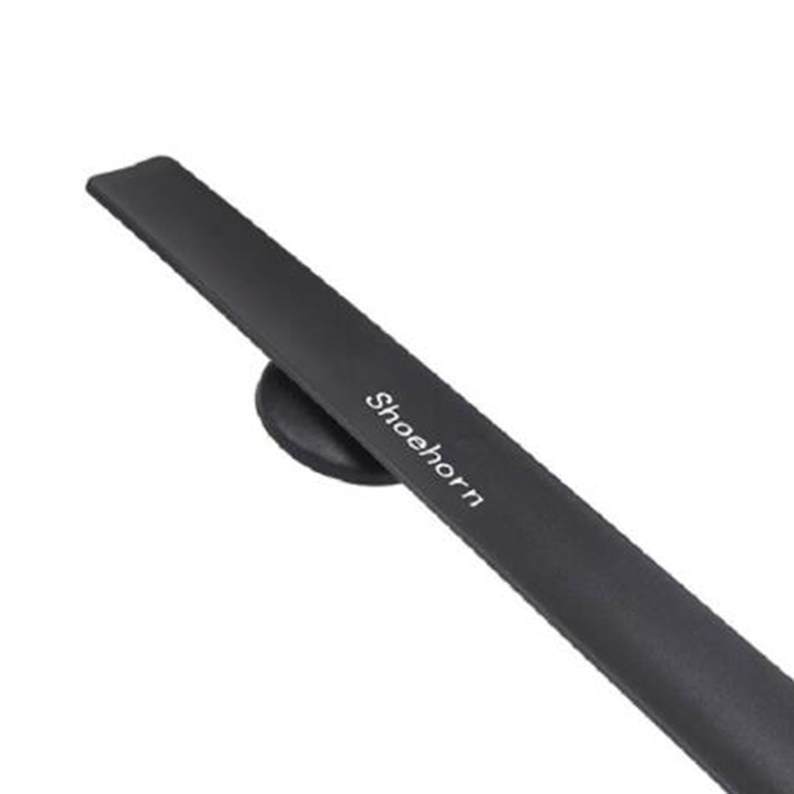 Shoe Horn Dressing Aids Durable Thick Long Handle for Men Women Elderly Black