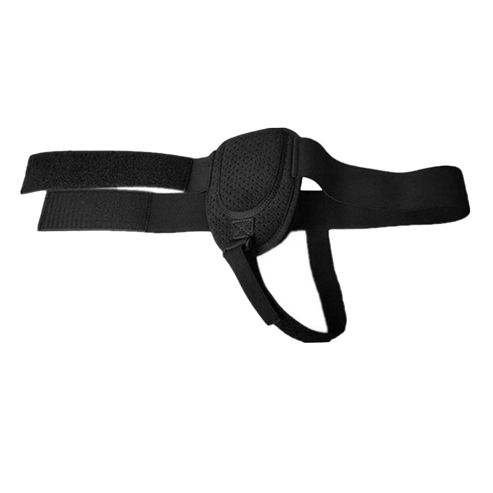 Adult Hernia Belt Truss Recovery Strap for Sport Hernia Pain Relieving Black